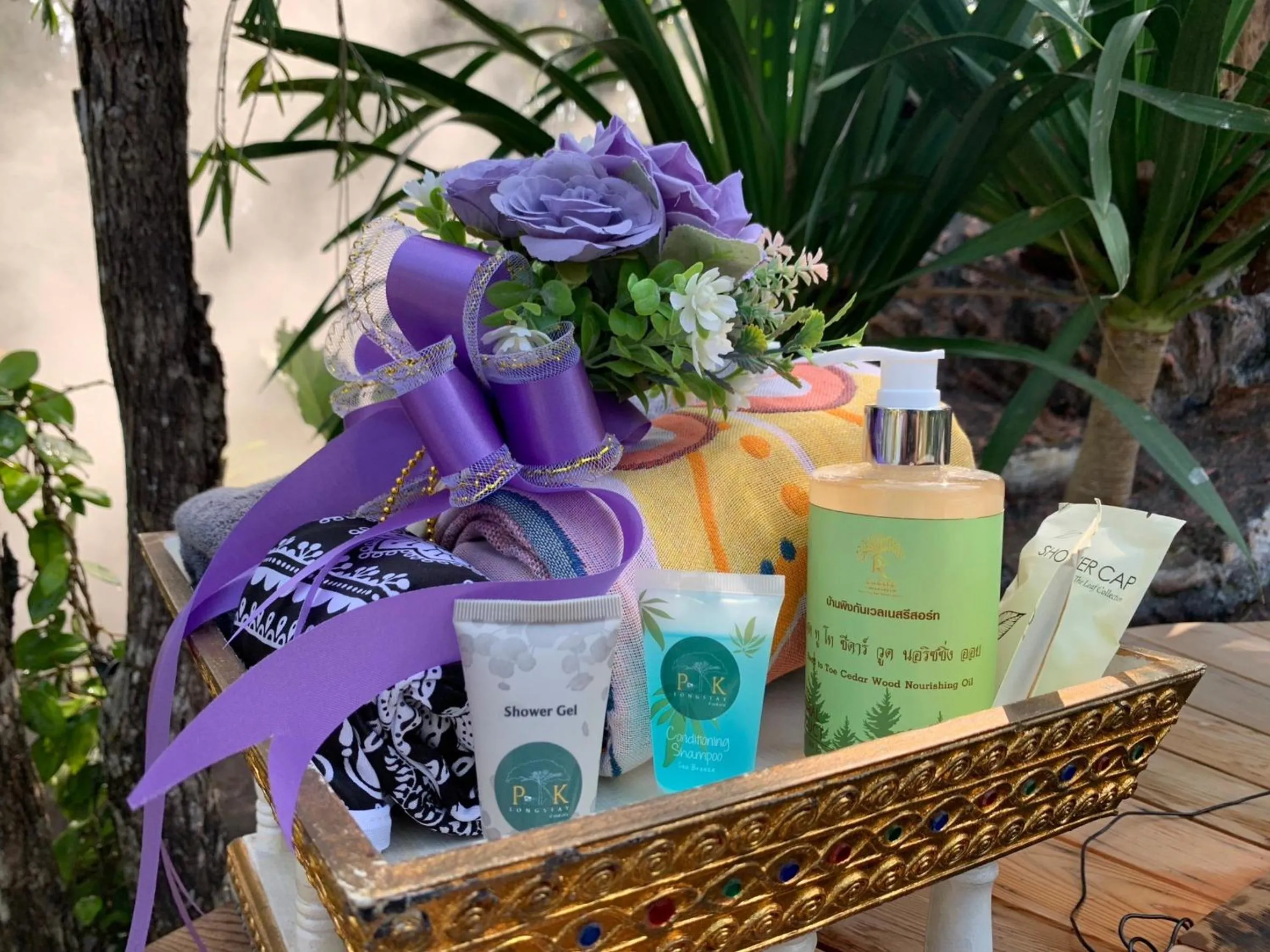 Hot Tub in Baan Pingkan Wellness Resort