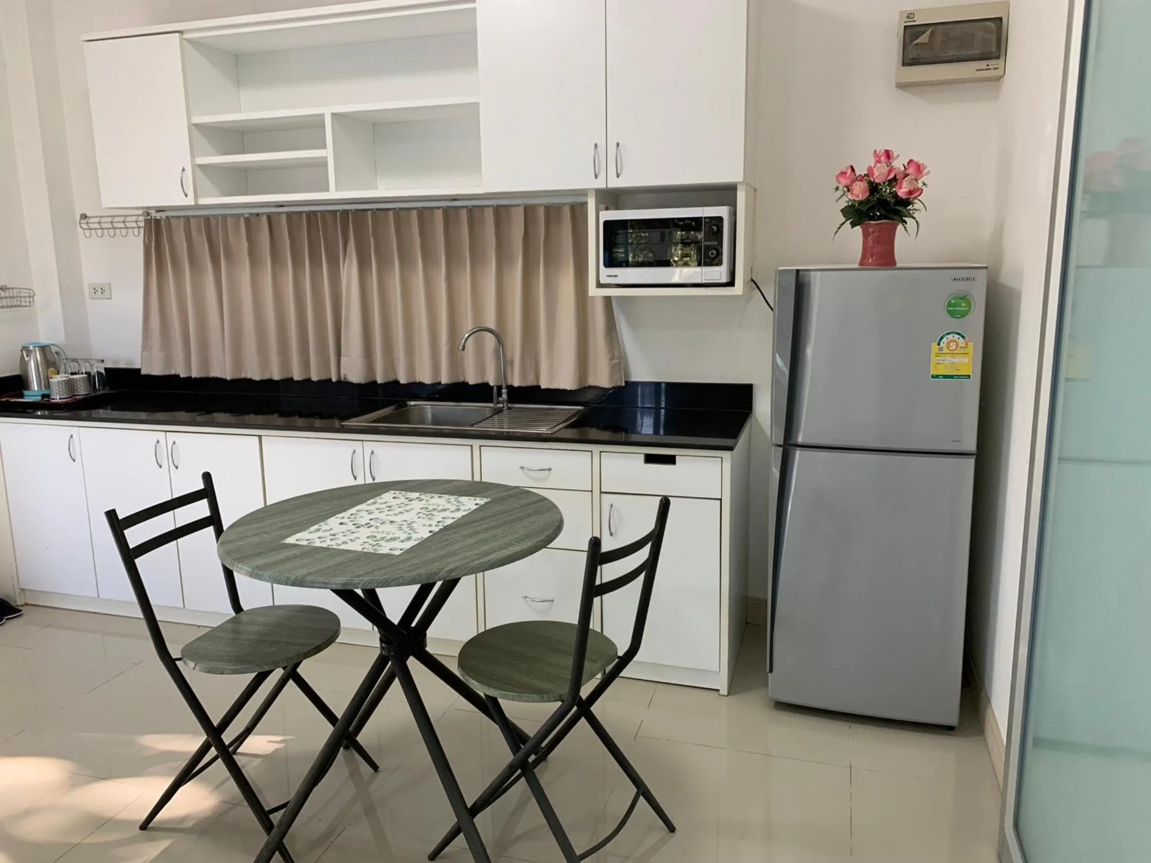 Dining area in Baan Ping Kan Longstay