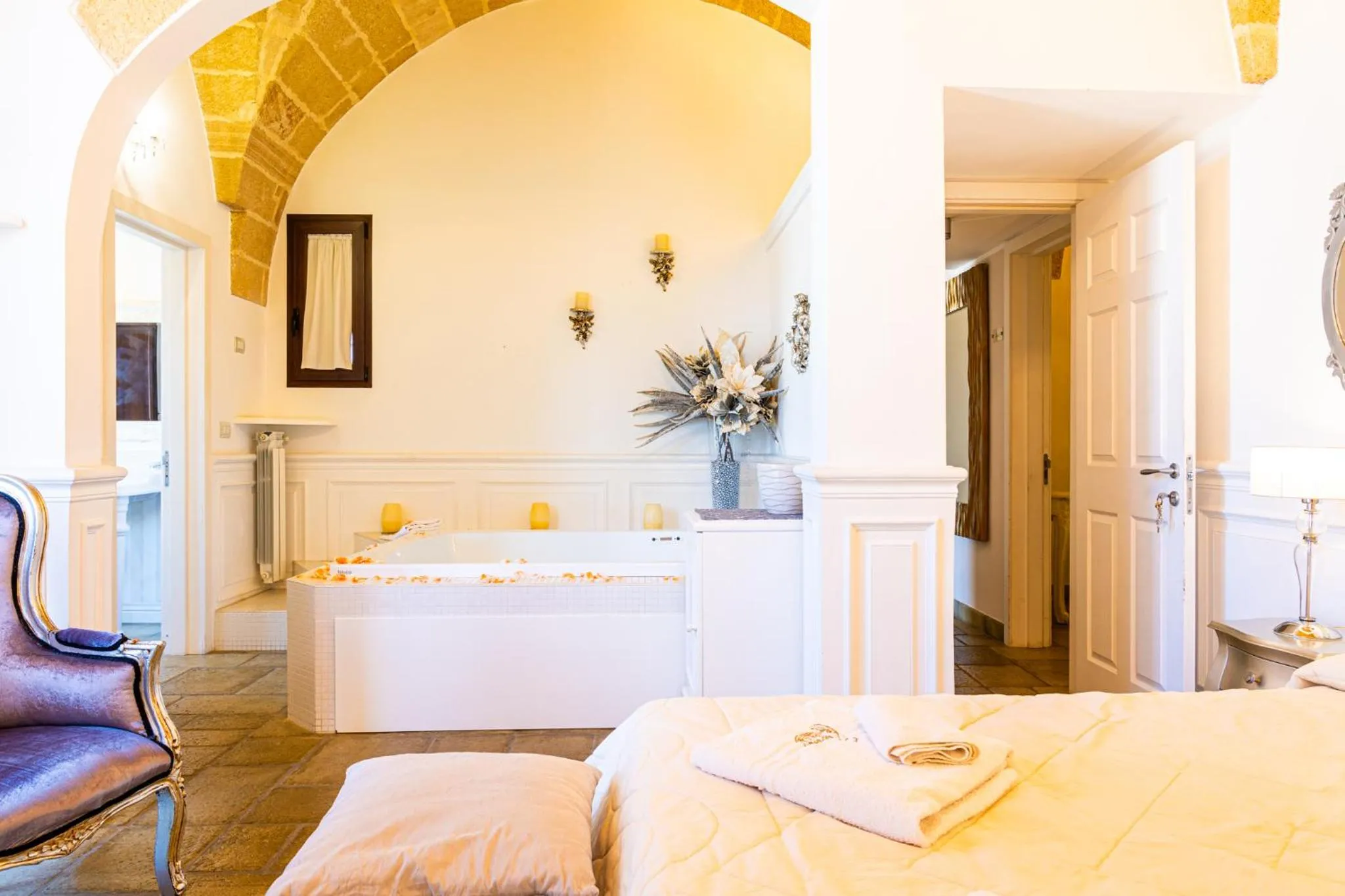 Bed in Palazzo Aurora