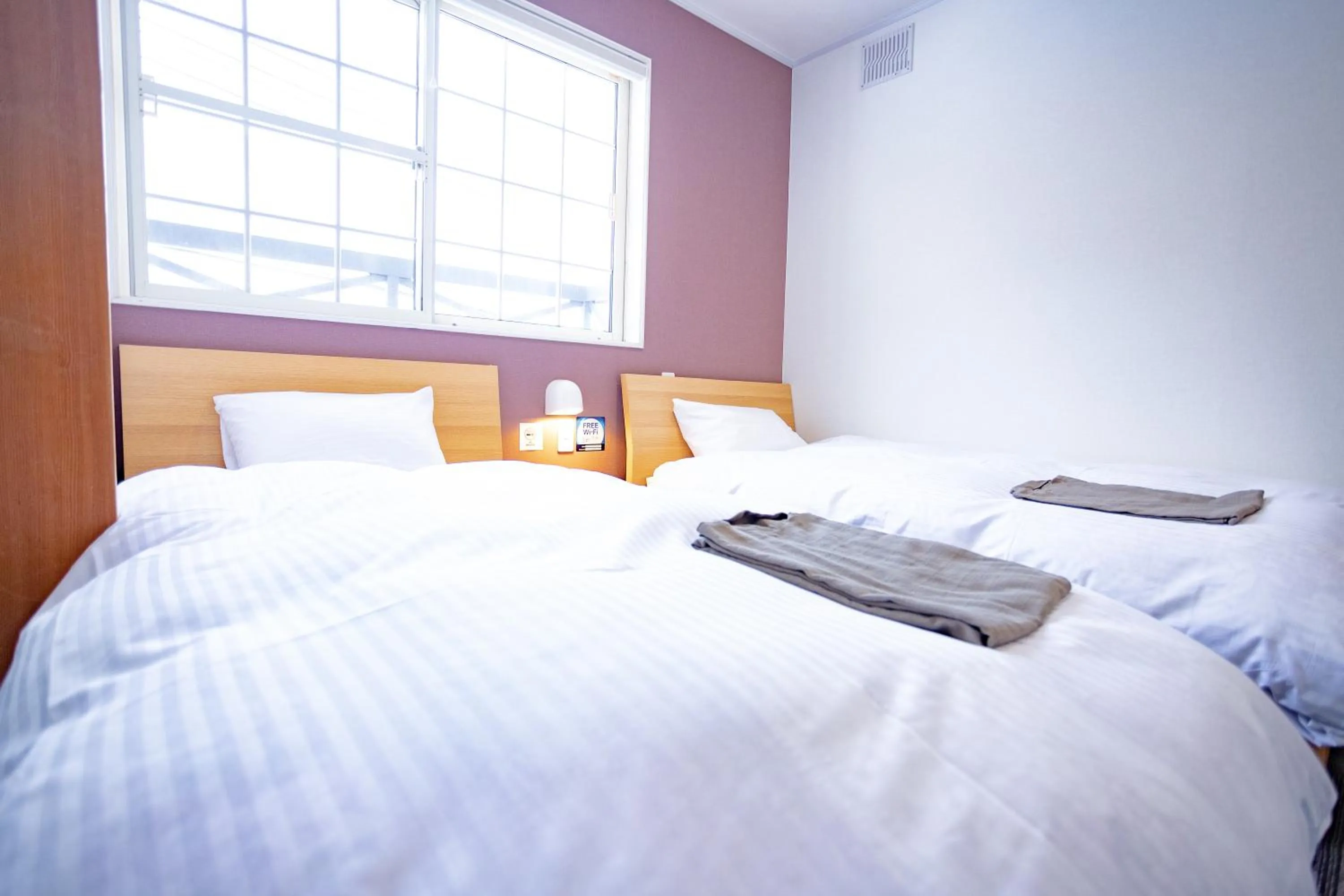 Bedroom, Bed in CHALET BURLAP FURANUI
