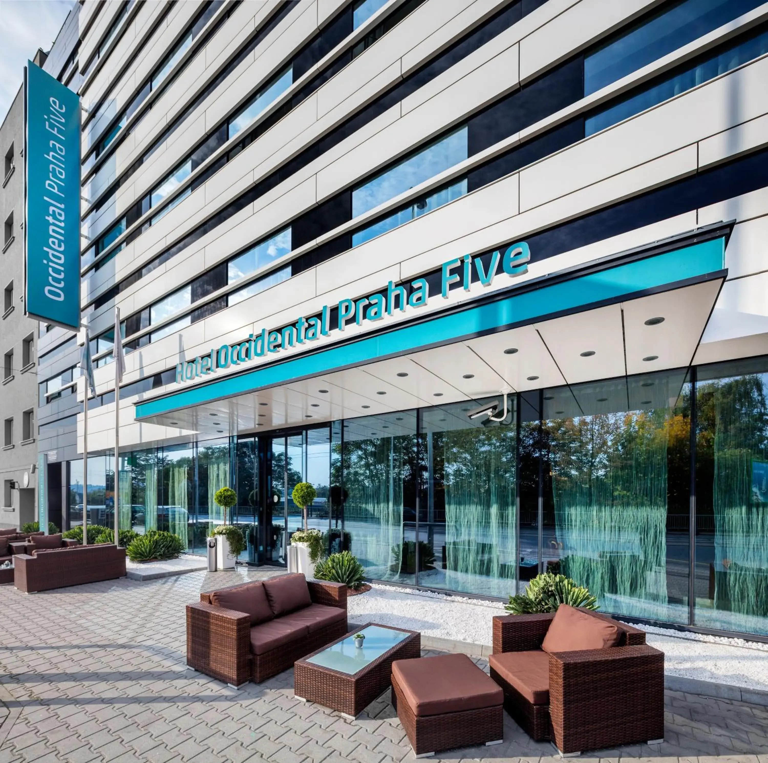 Facade/entrance in Occidental Praha Five Facade/entrance in Occidental Praha Five