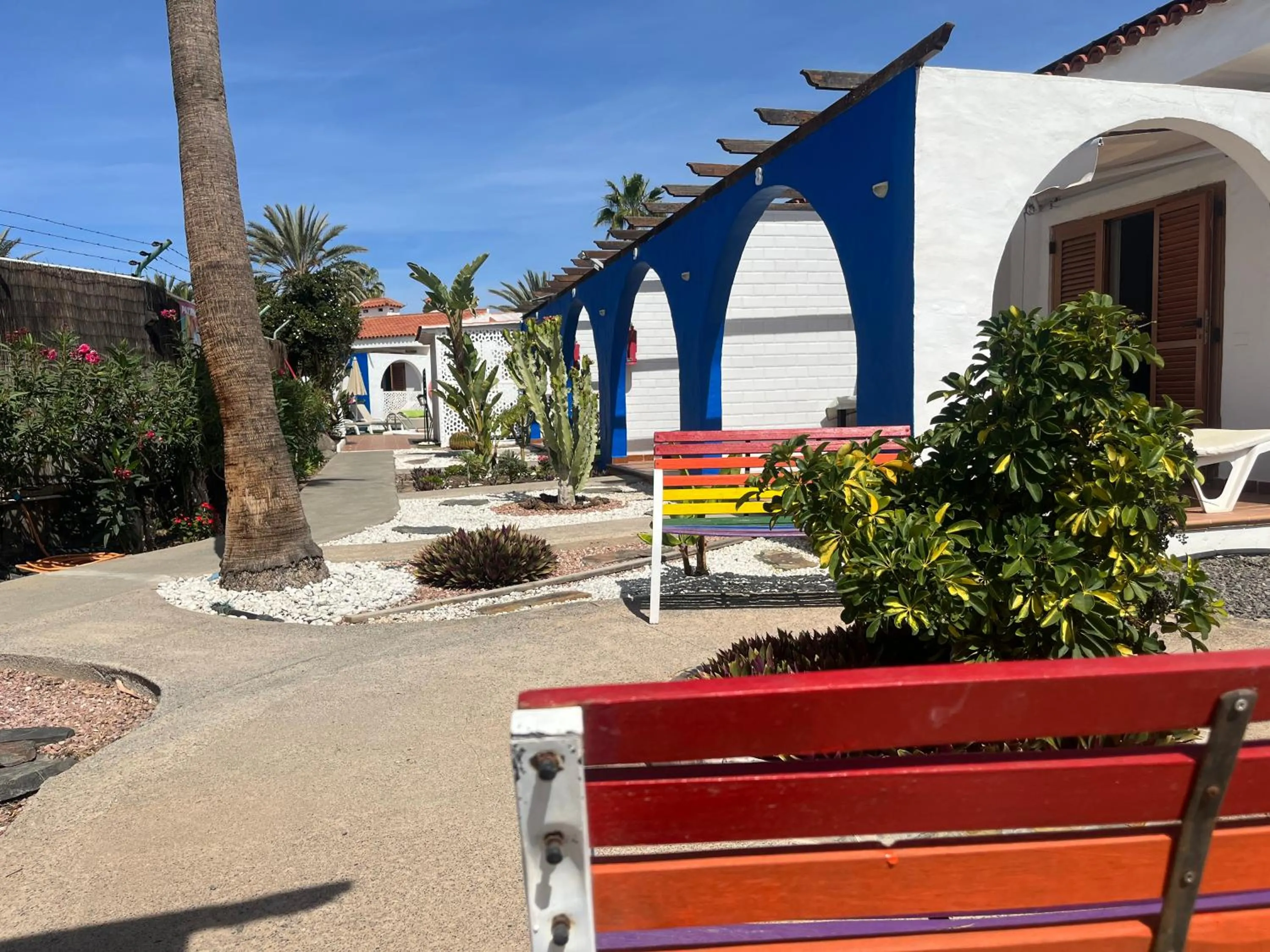 Property building in Rainbow Golf Bungalows, Gay Men-only Resort