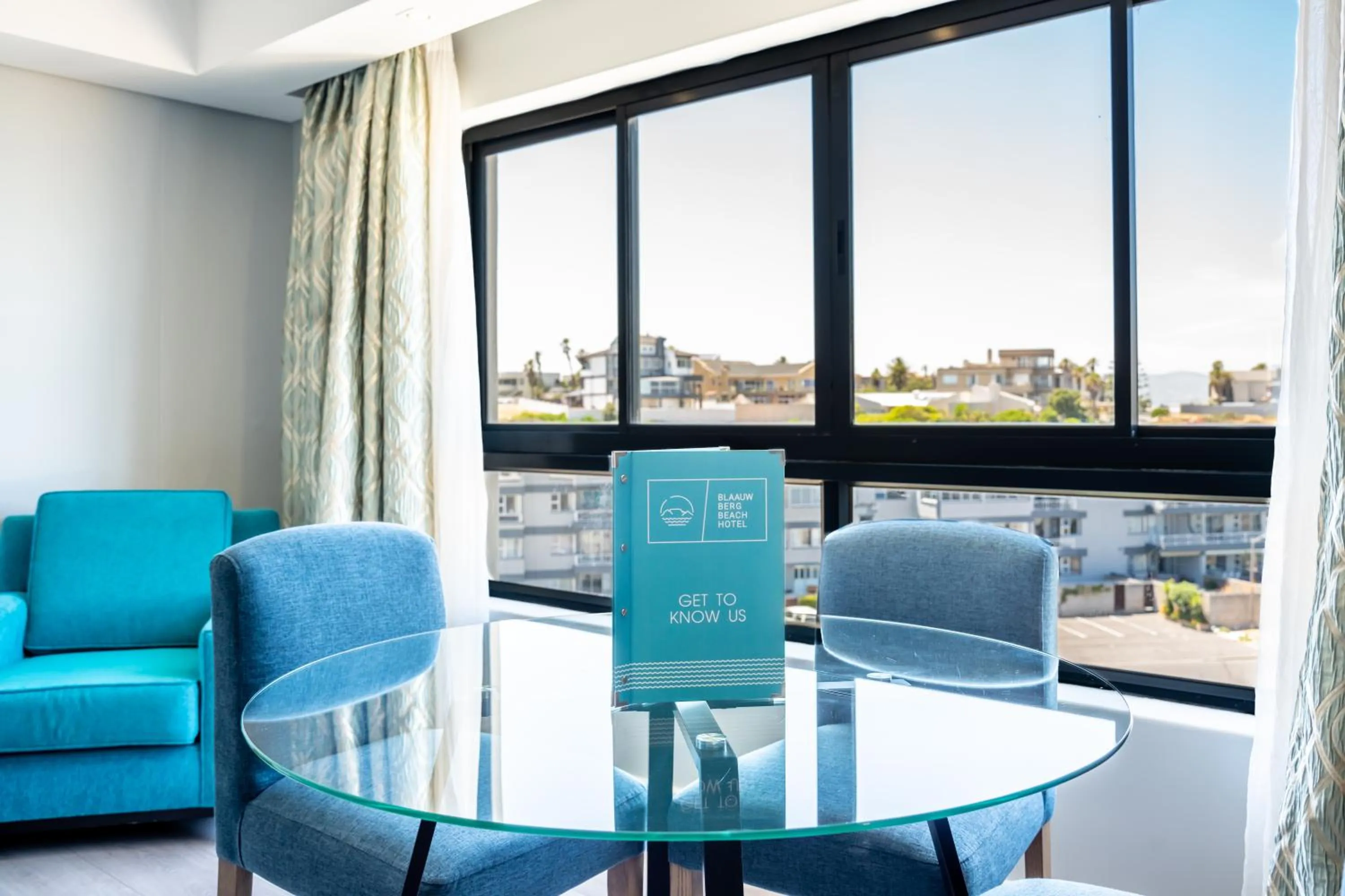 Seating area in Blaauwberg Beach Hotel