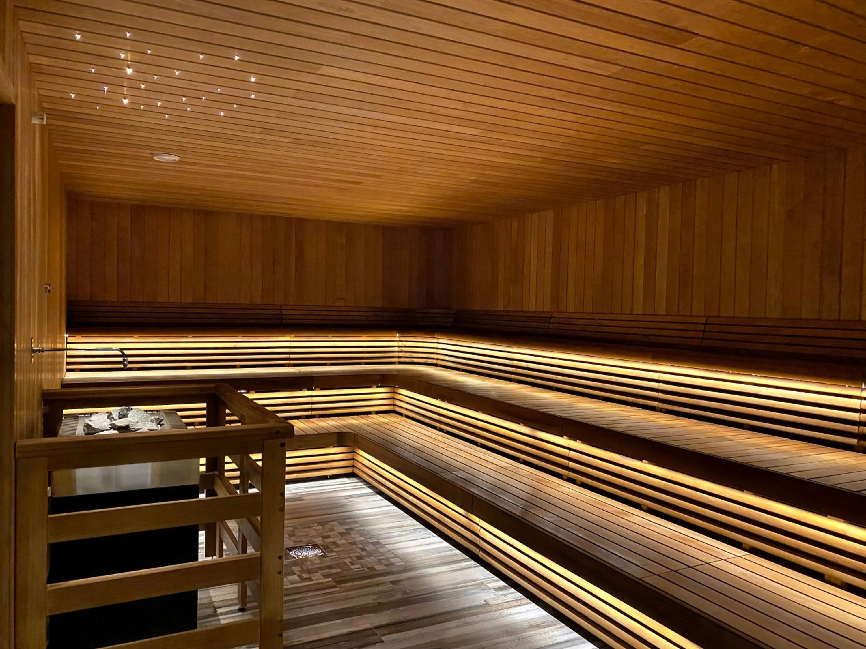 Sauna in Mountain Lodge