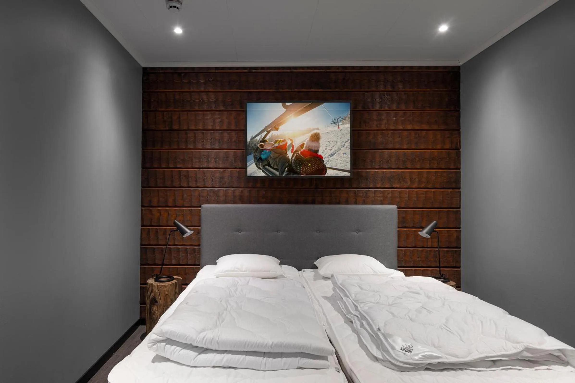 Bedroom, Bed in Mountain Lodge