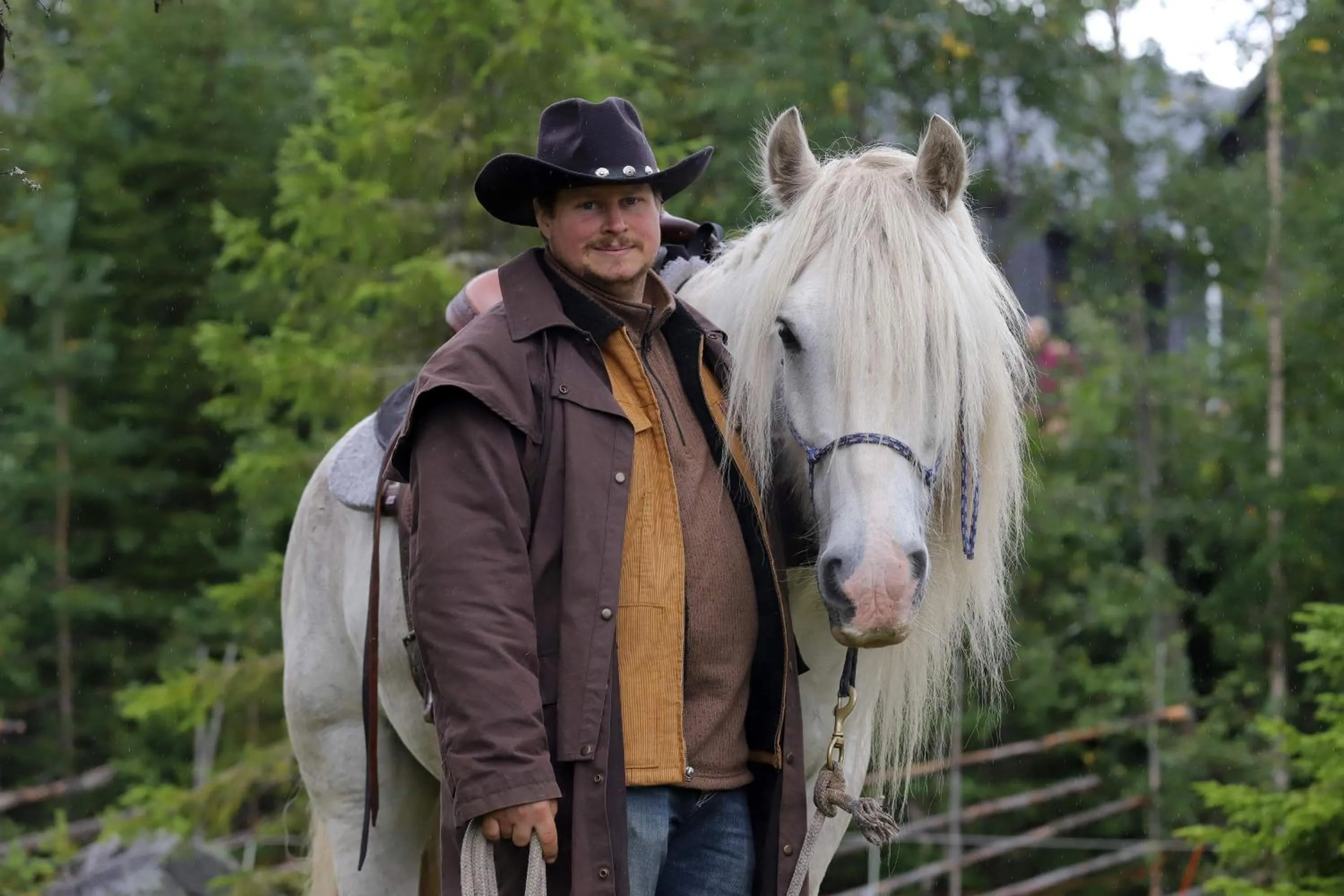Horse-riding in Mountain Lodge