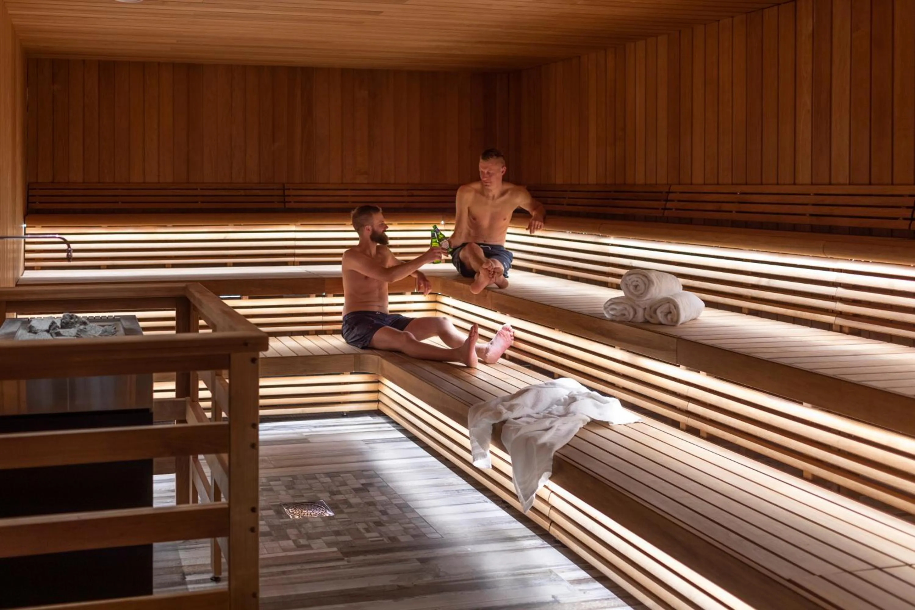 Sauna in Mountain Lodge