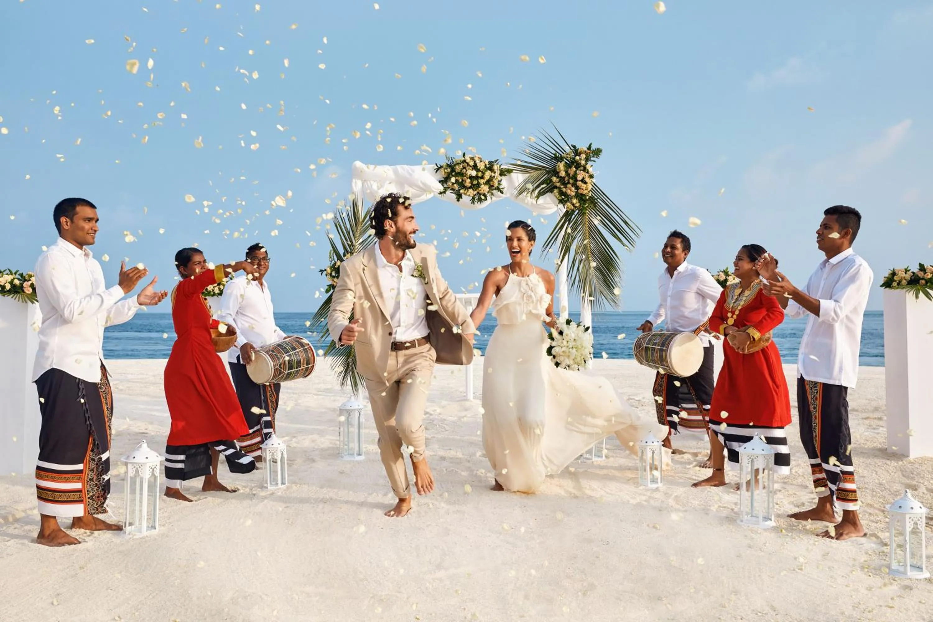 wedding in Jumeirah Olhahali Island Maldives