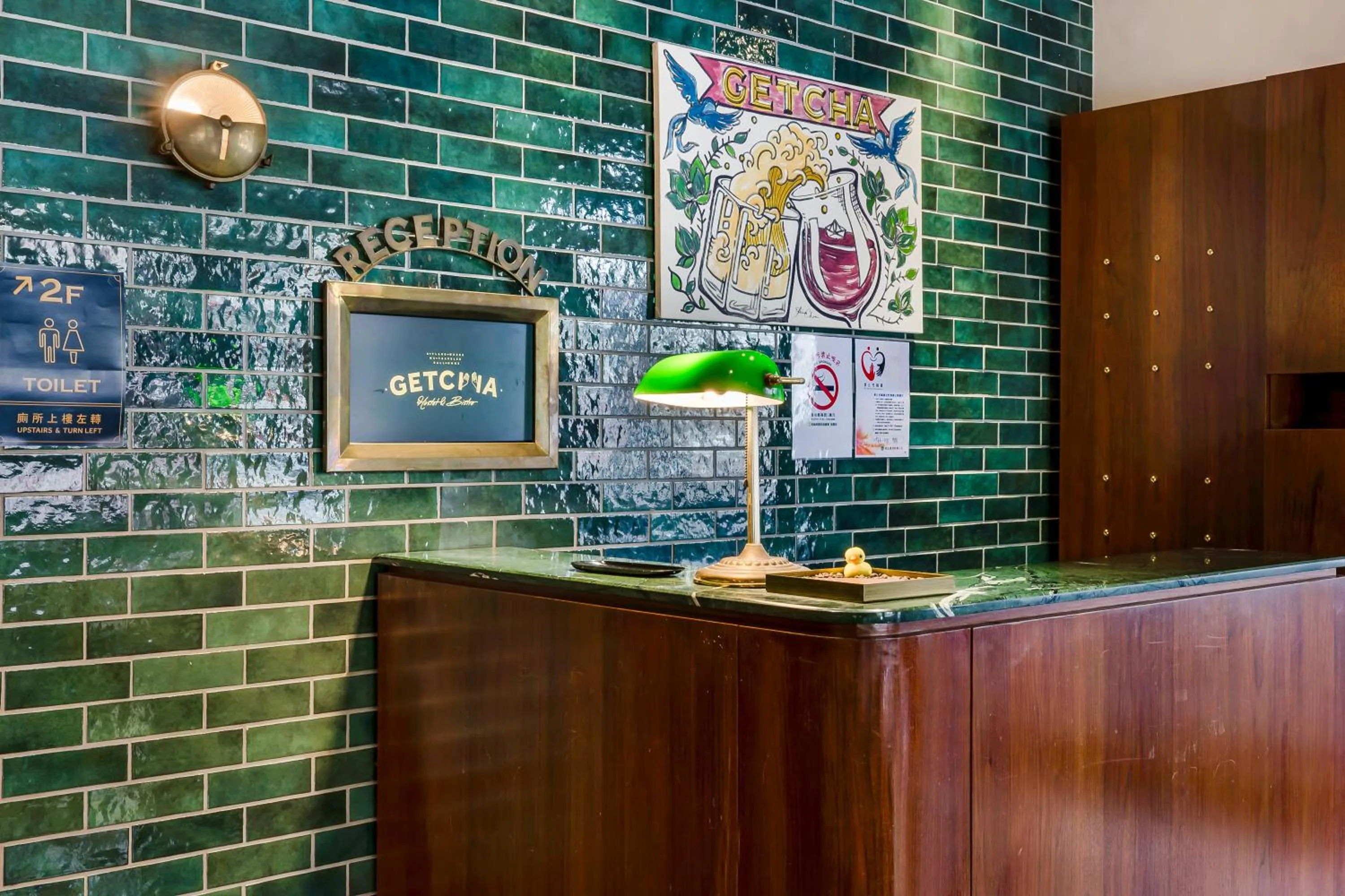 On site in Getcha Hostel