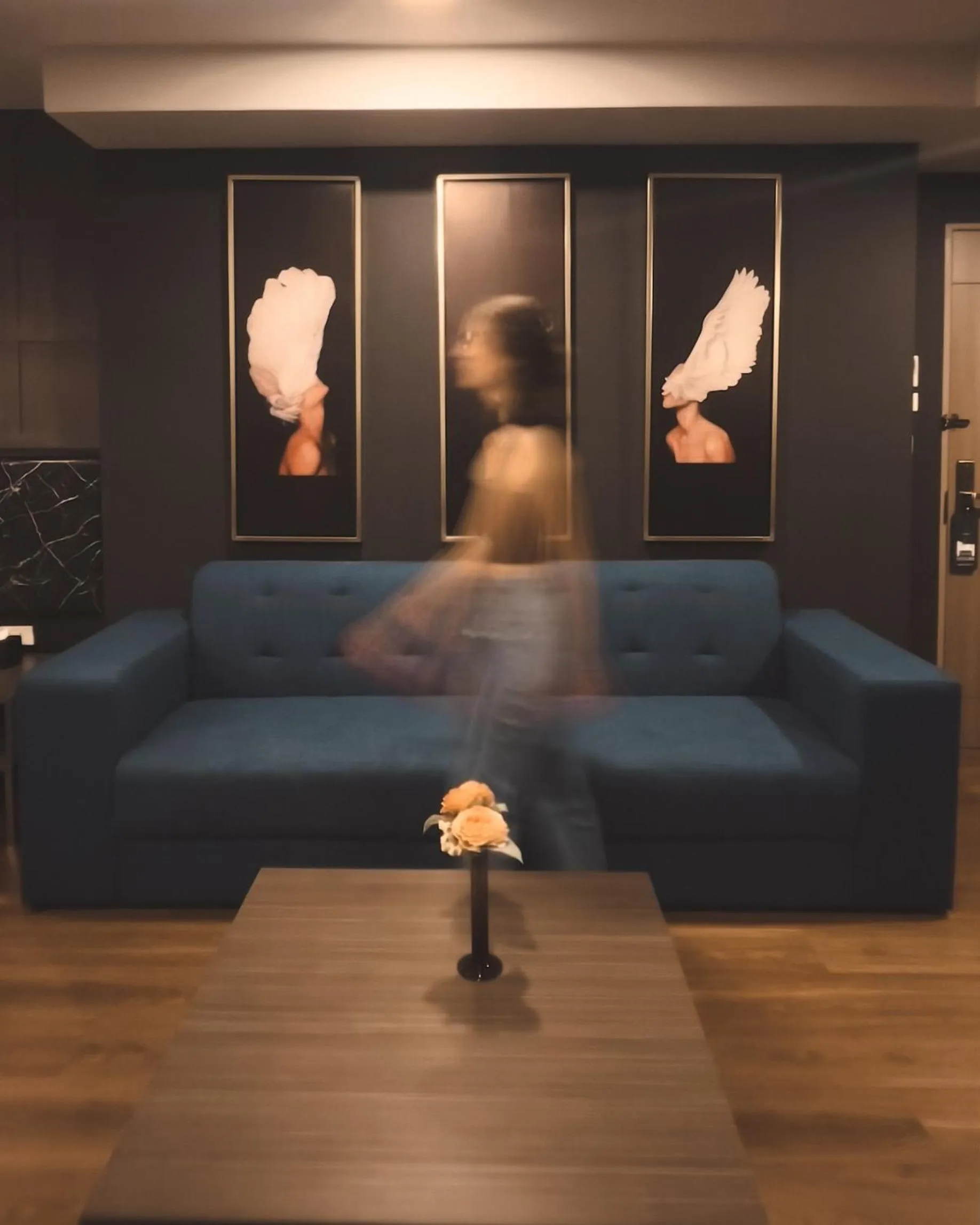 Living room in De Prime Rangnam Hotel