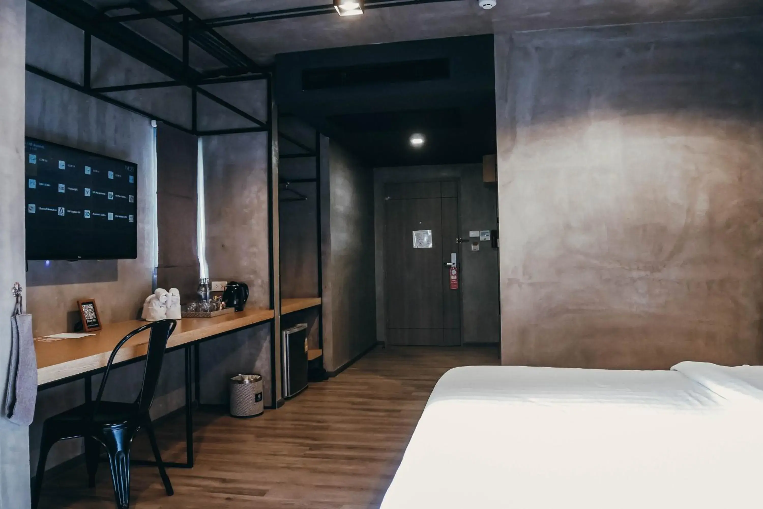 Bed in De Prime Rangnam Hotel Bed in De Prime Rangnam Hotel