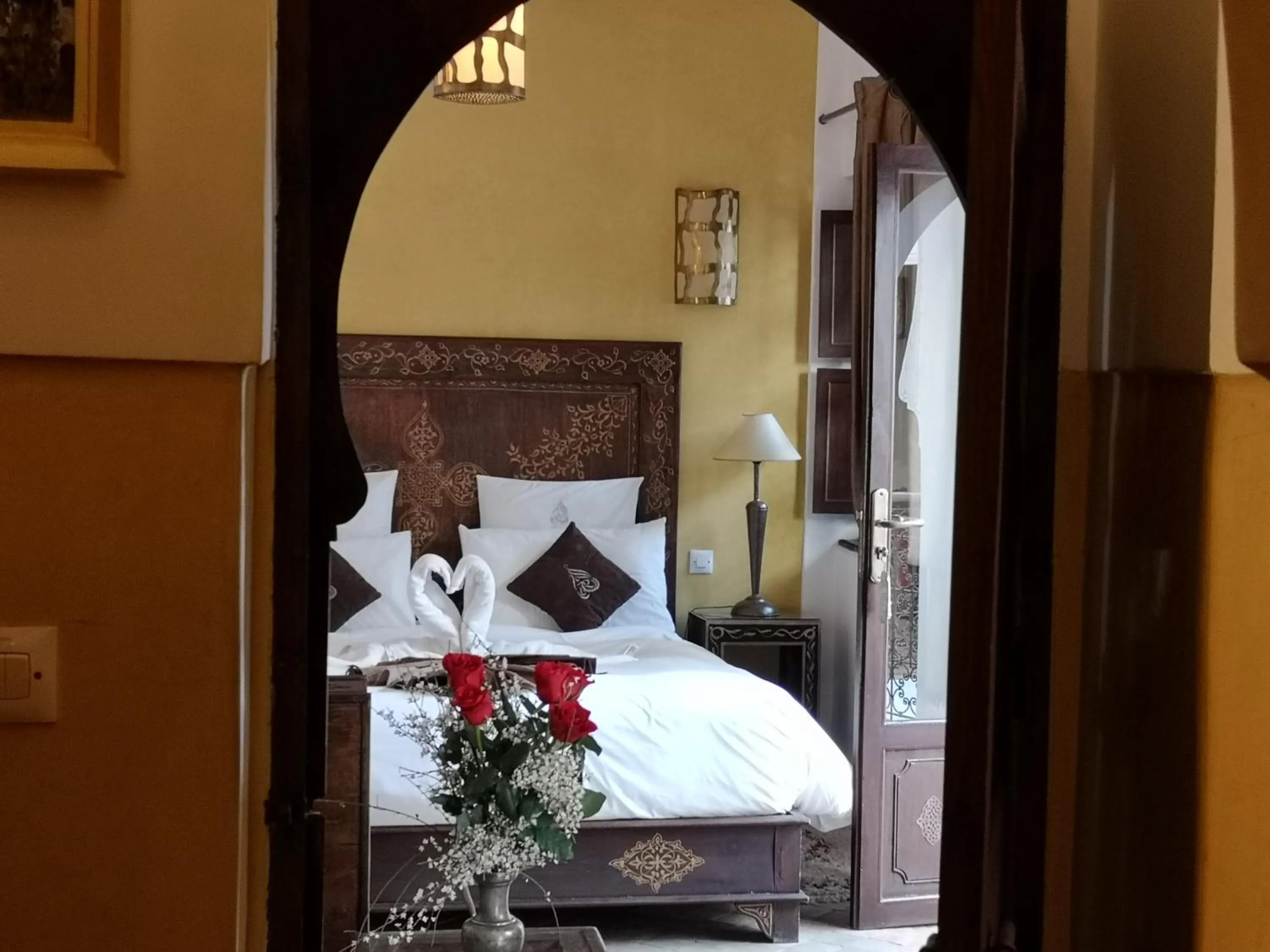 Bedroom, Bed in Riad Charme d'Orient Adults Only