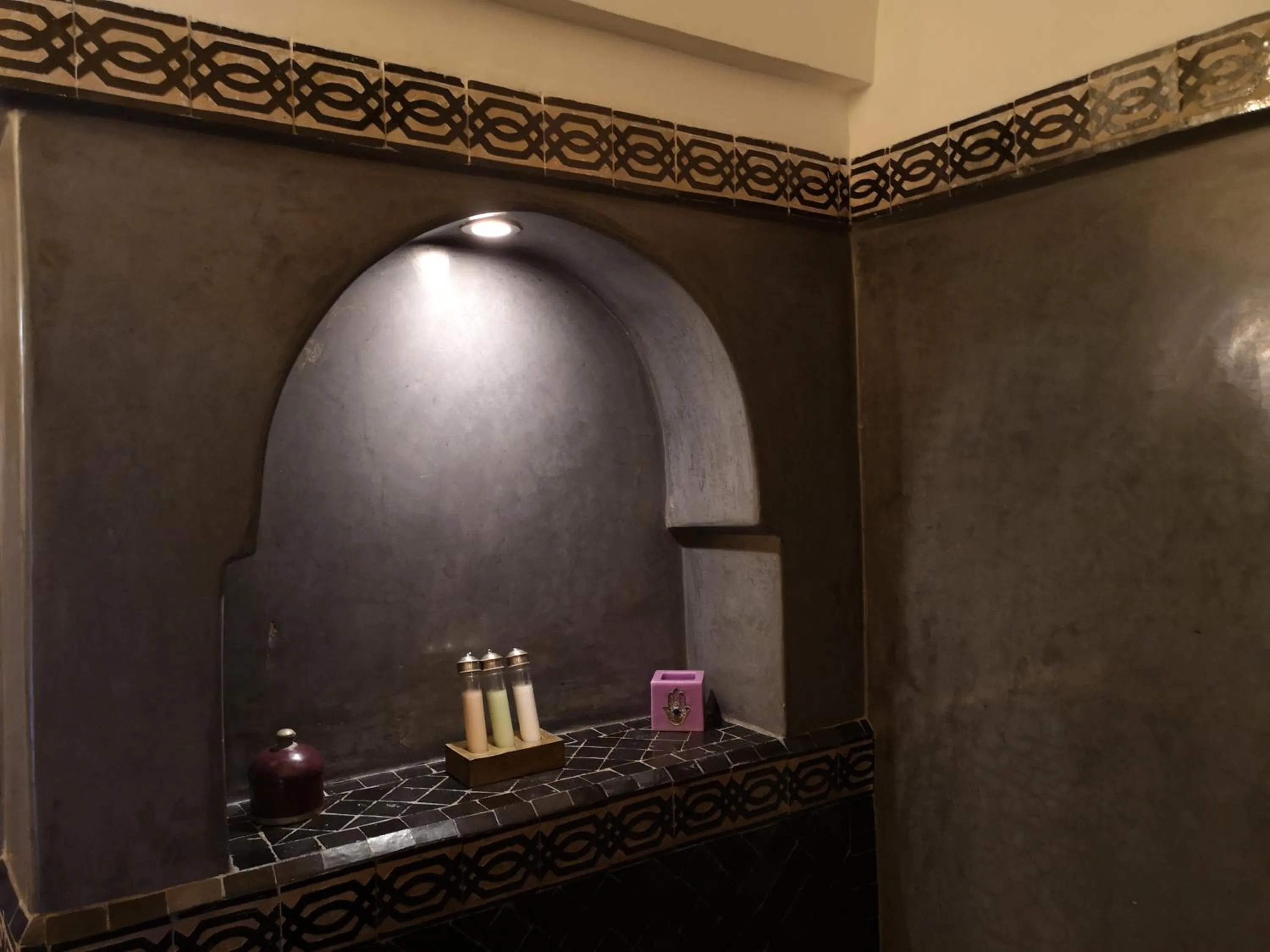 Shower in Riad Charme d'Orient Adults Only