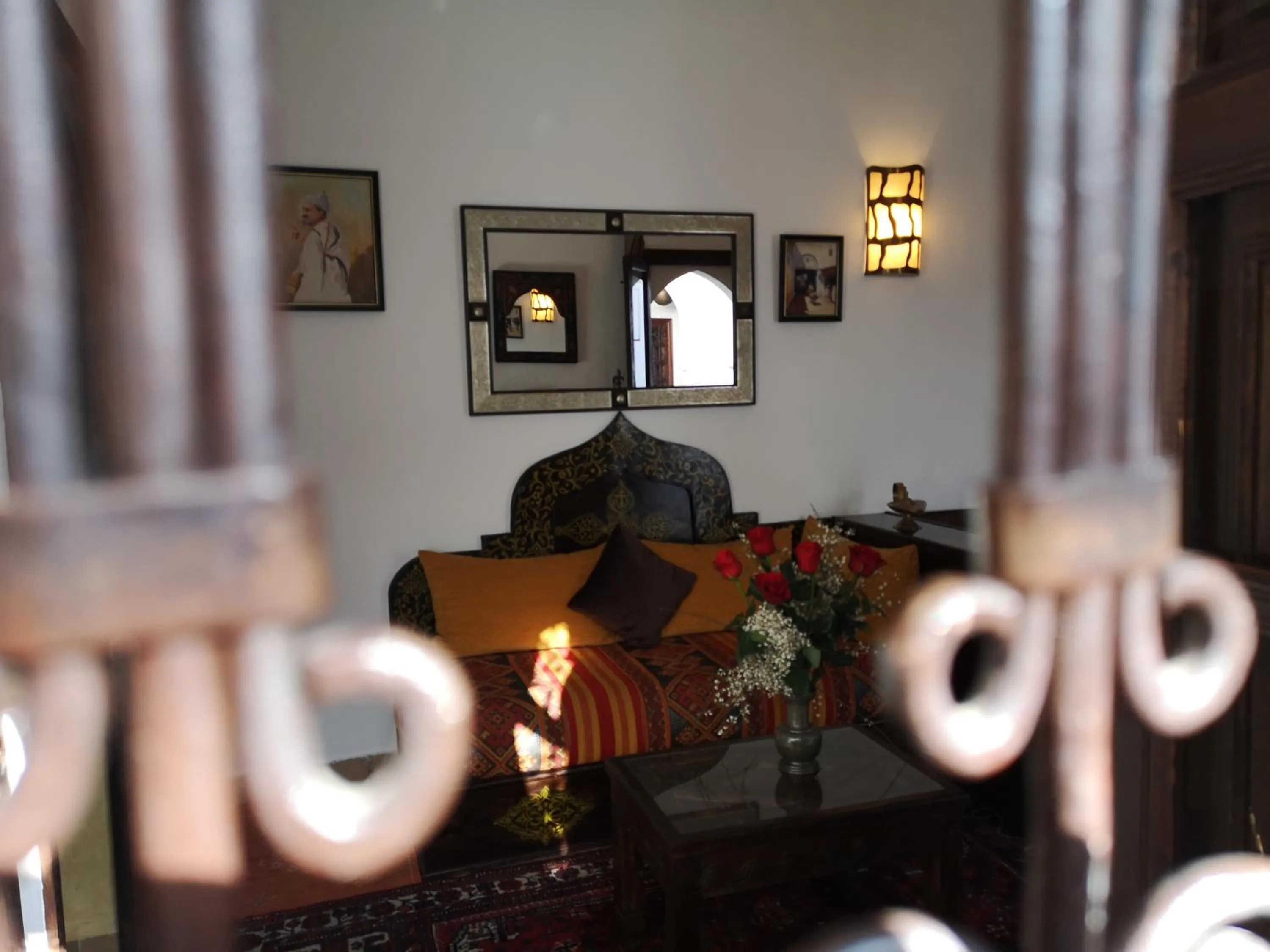 Living room in Riad Charme d'Orient Adults Only