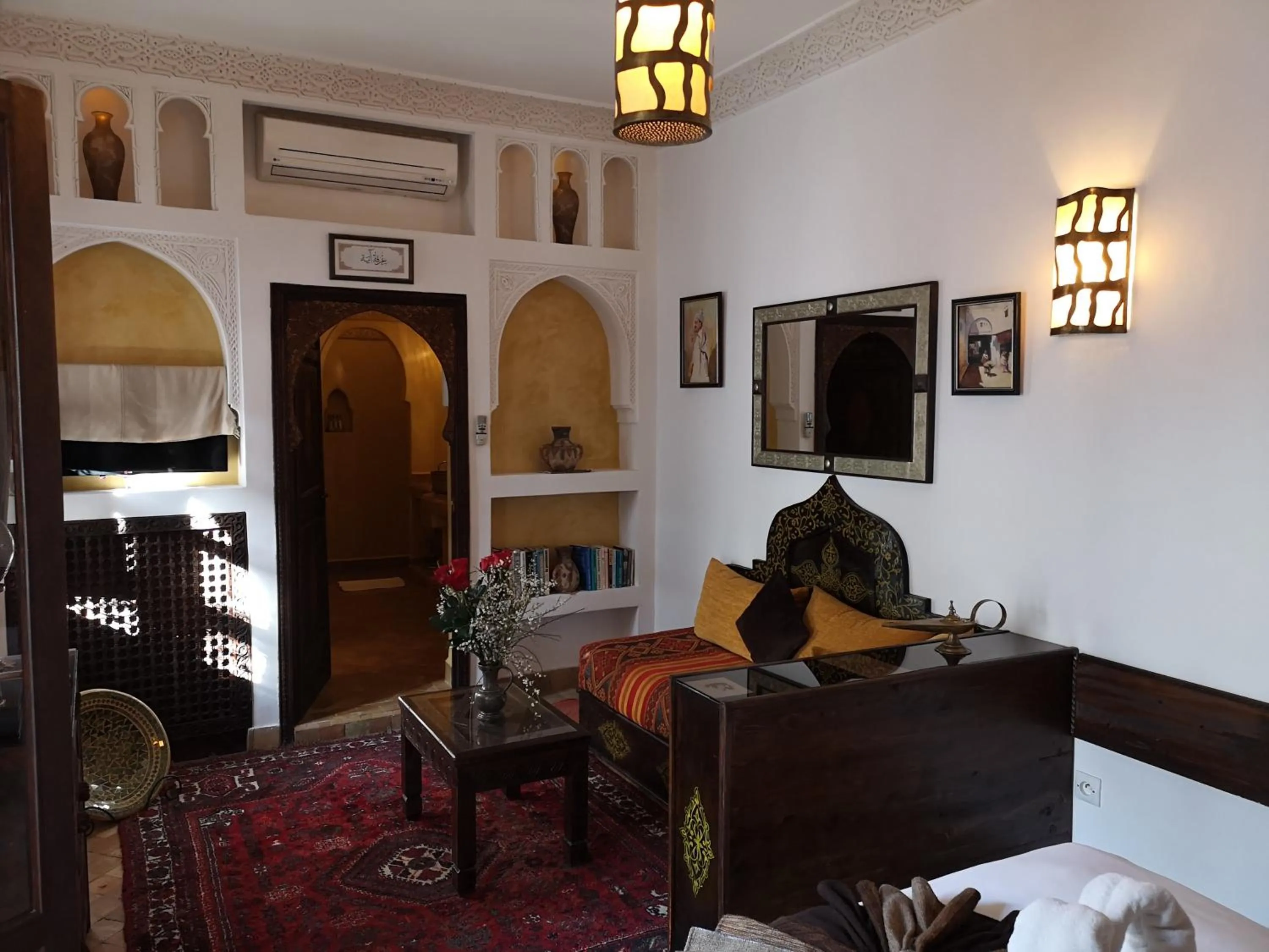 Living room in Riad Charme d'Orient Adults Only