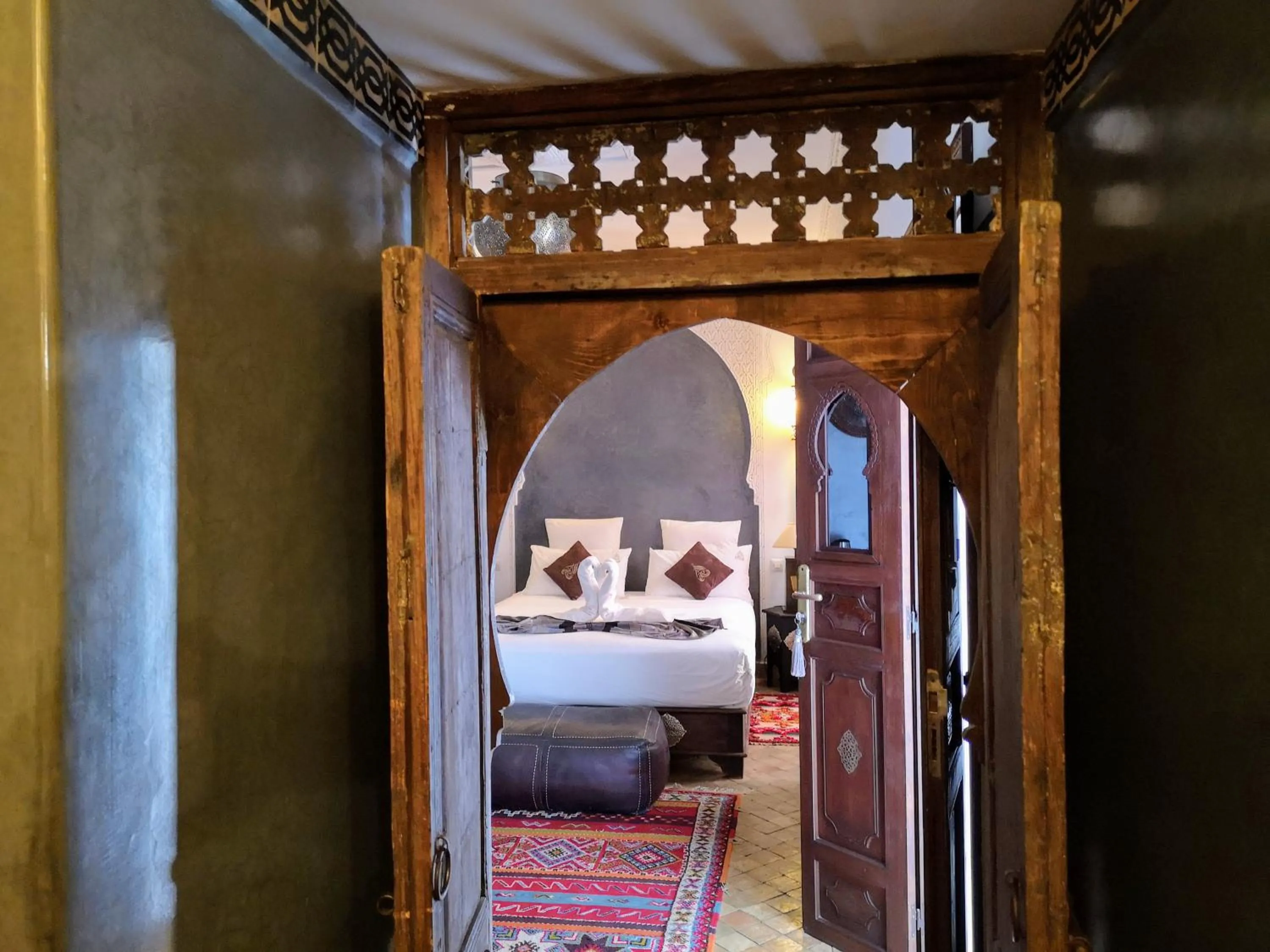 Bedroom, Bed in Riad Charme d'Orient Adults Only