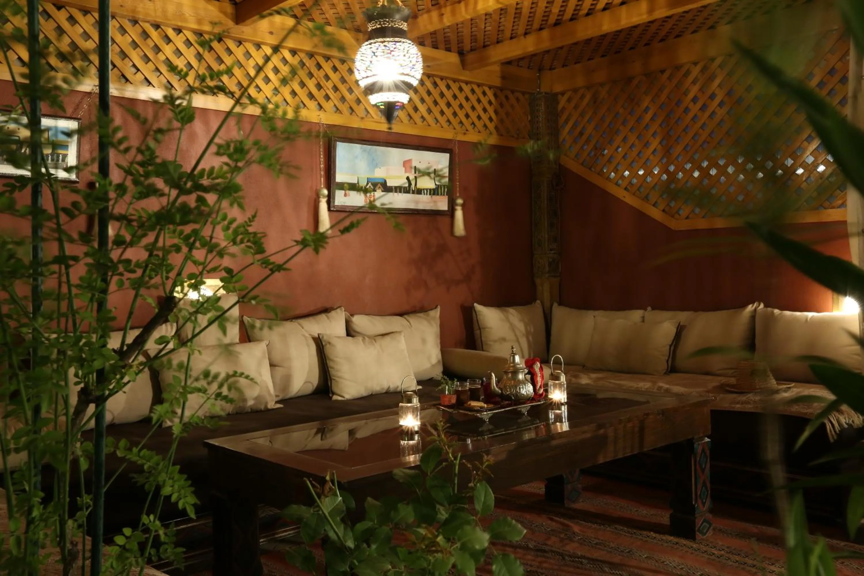 Balcony/Terrace in Riad Charme d'Orient Adults Only