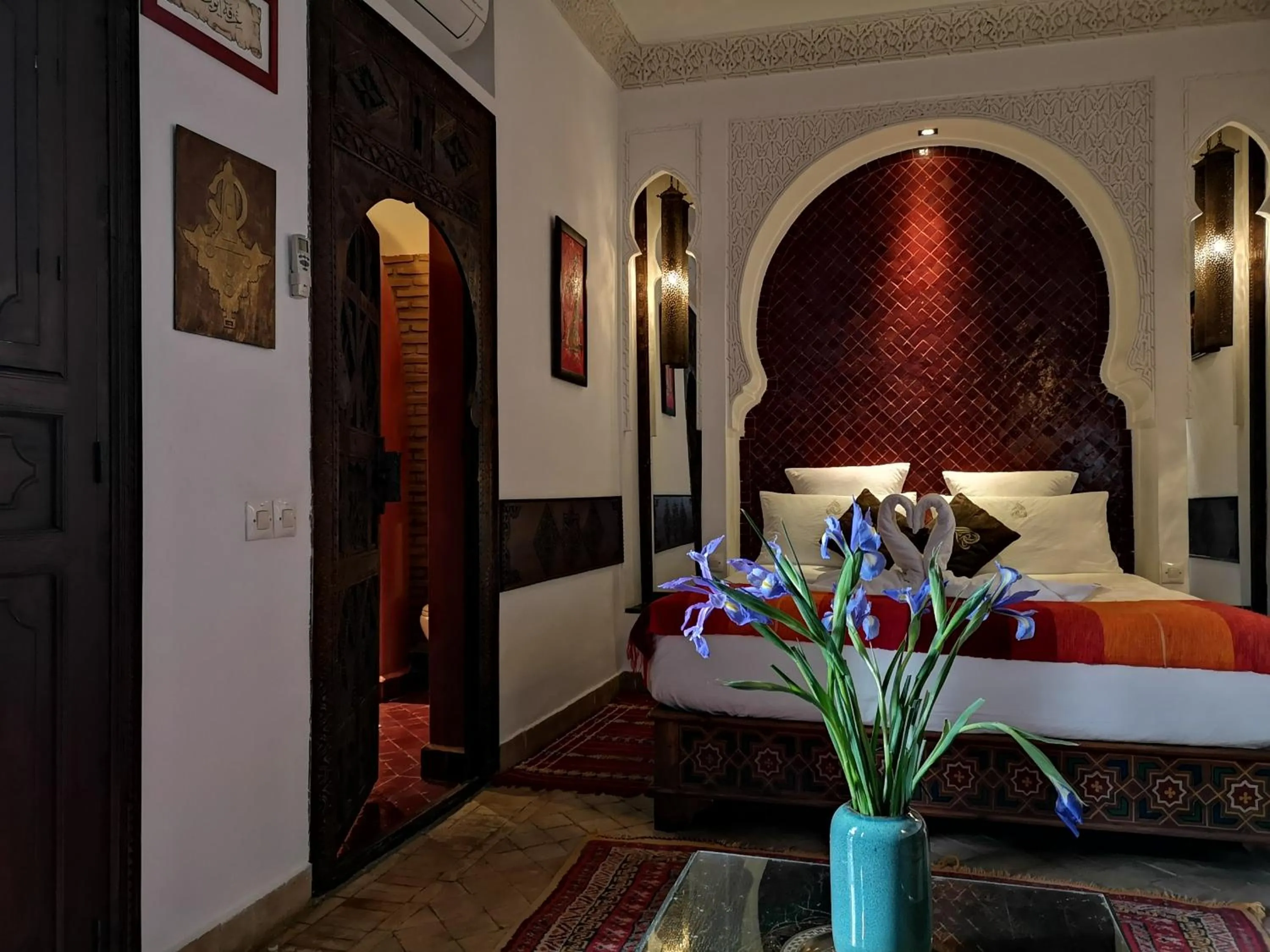 Bedroom, Bed in Riad Charme d'Orient Adults Only
