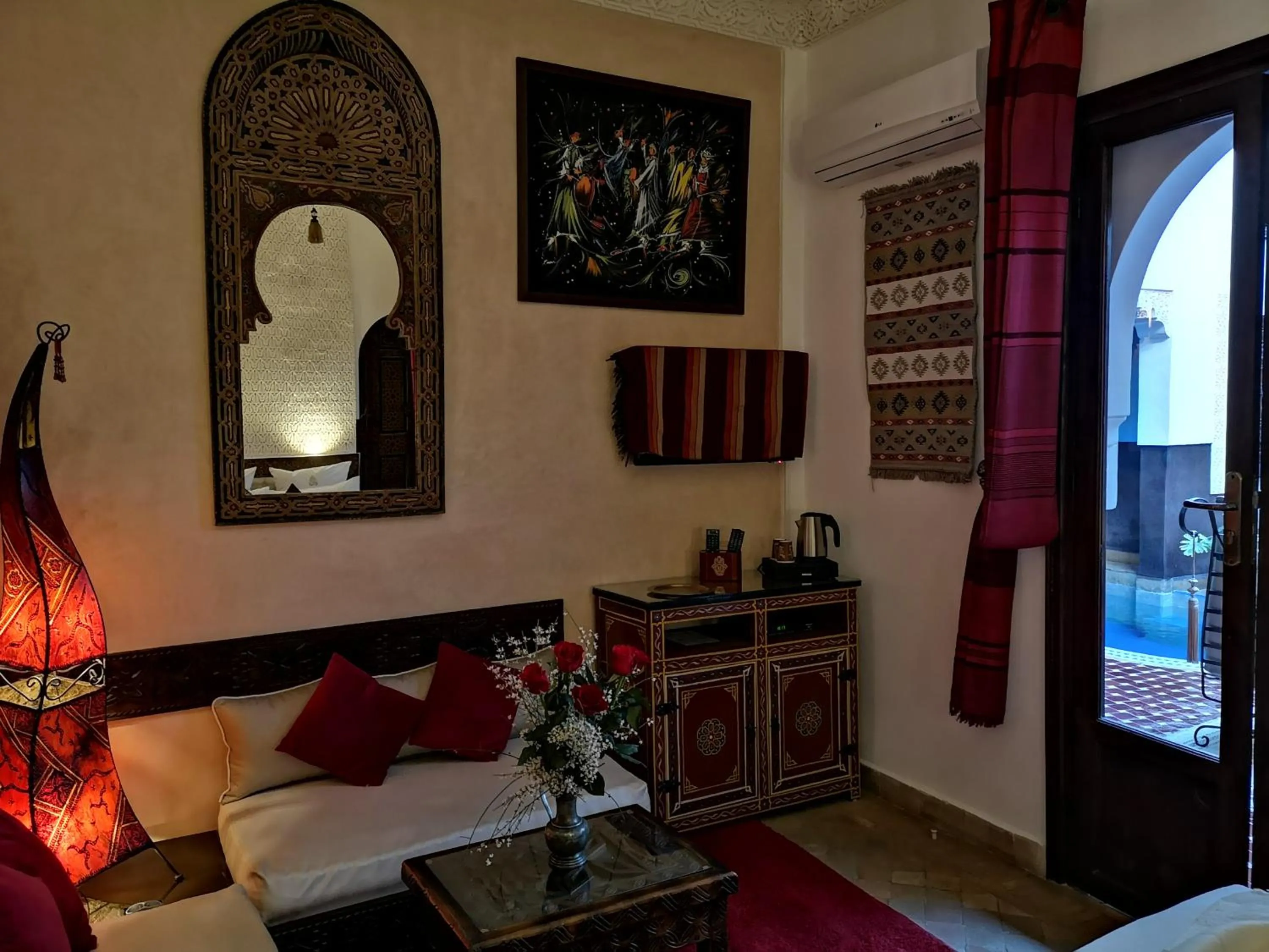 Seating area in Riad Charme d'Orient Adults Only