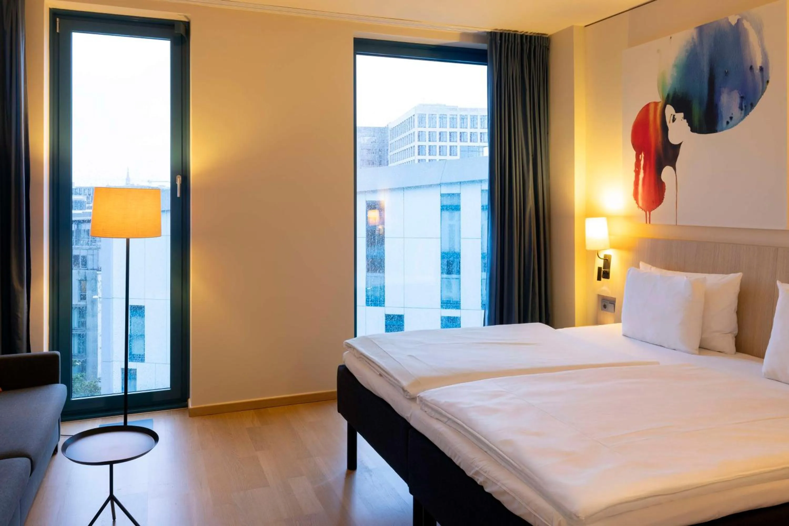 Bedroom, Bed in Scandic Hamburg Emporio