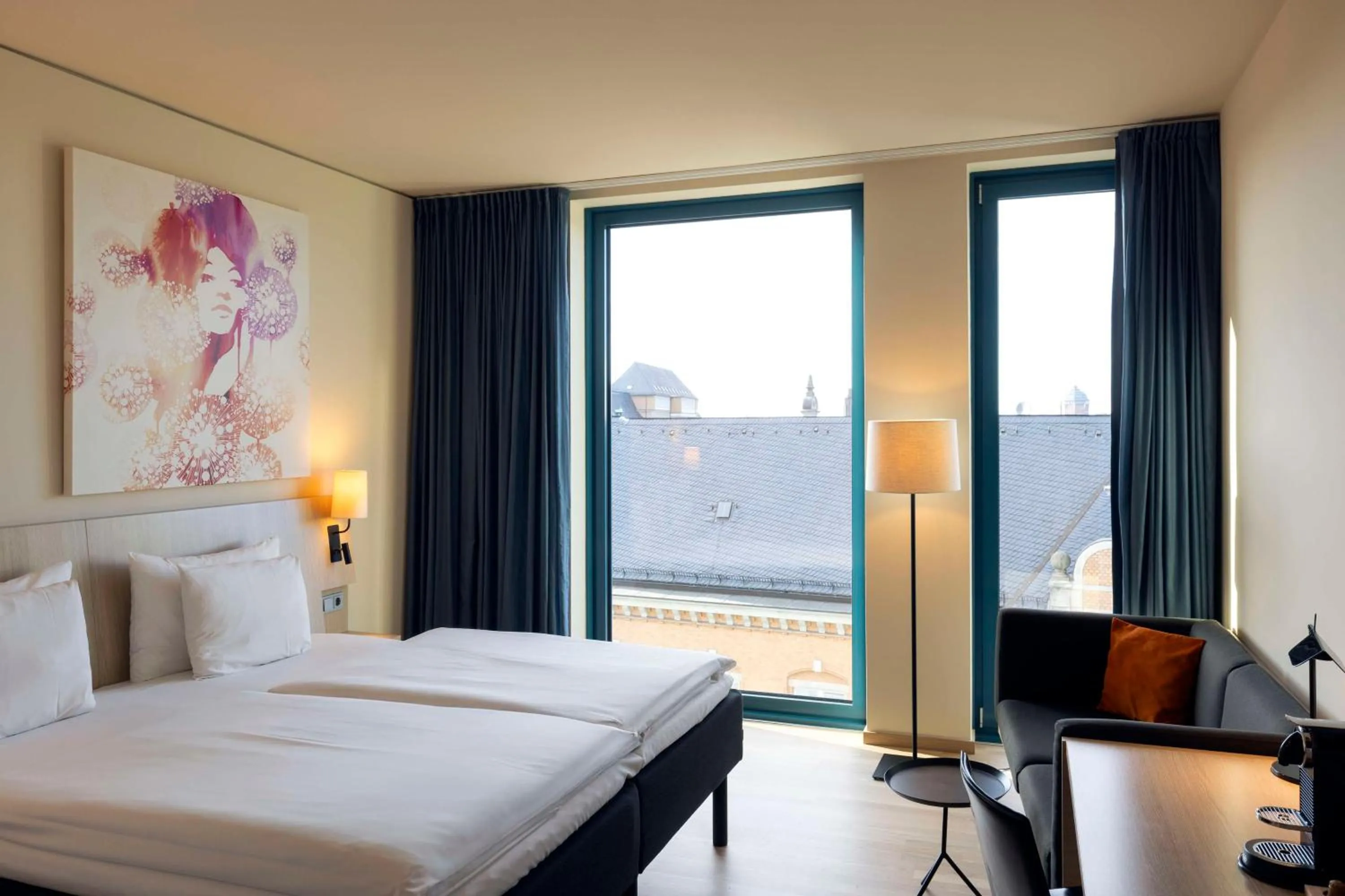 Bedroom, Bed in Scandic Hamburg Emporio