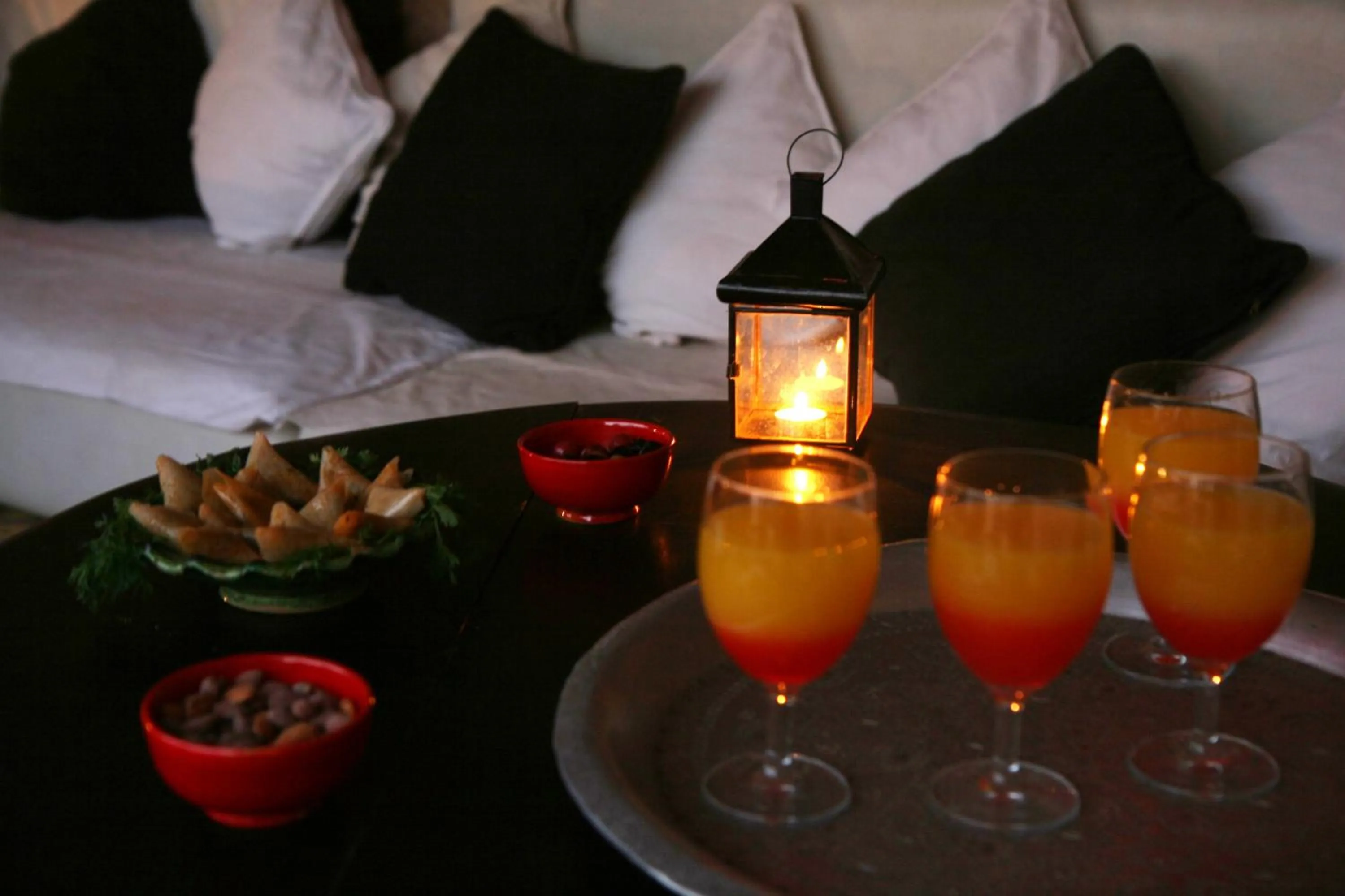 Bed in Riad Spa Dar Nimbus