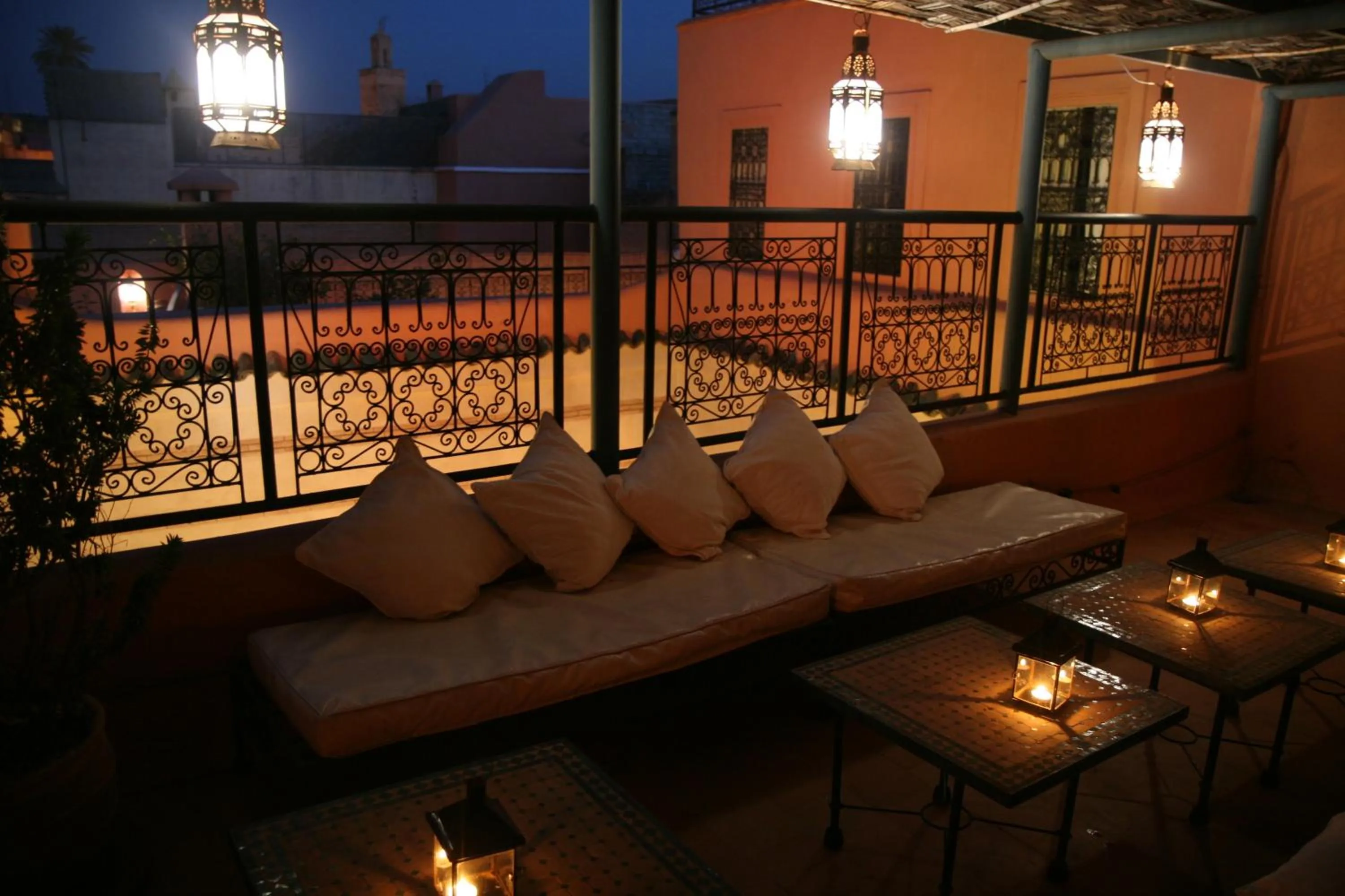 Balcony/Terrace in Riad Spa Dar Nimbus