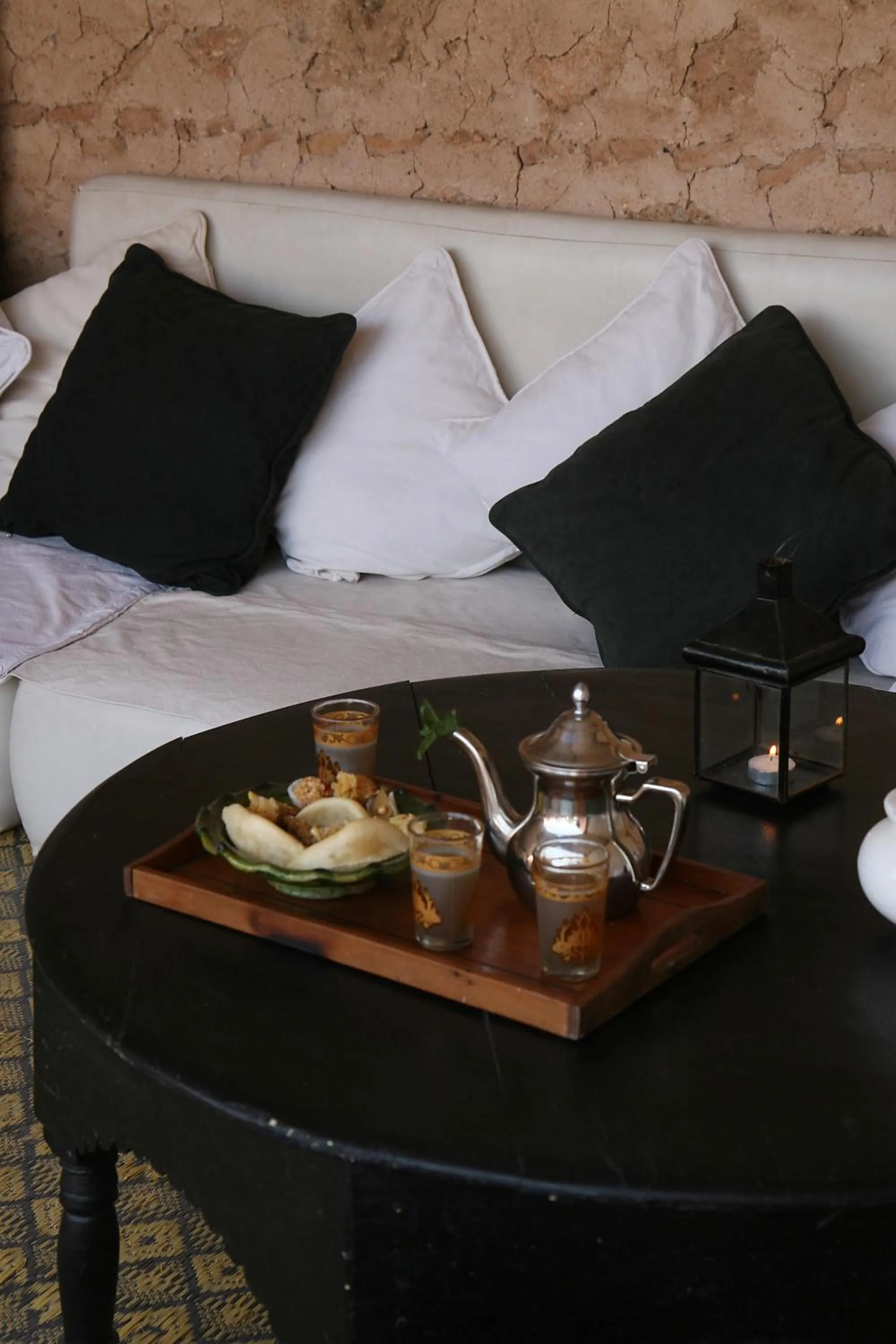 Bed in Riad Spa Dar Nimbus