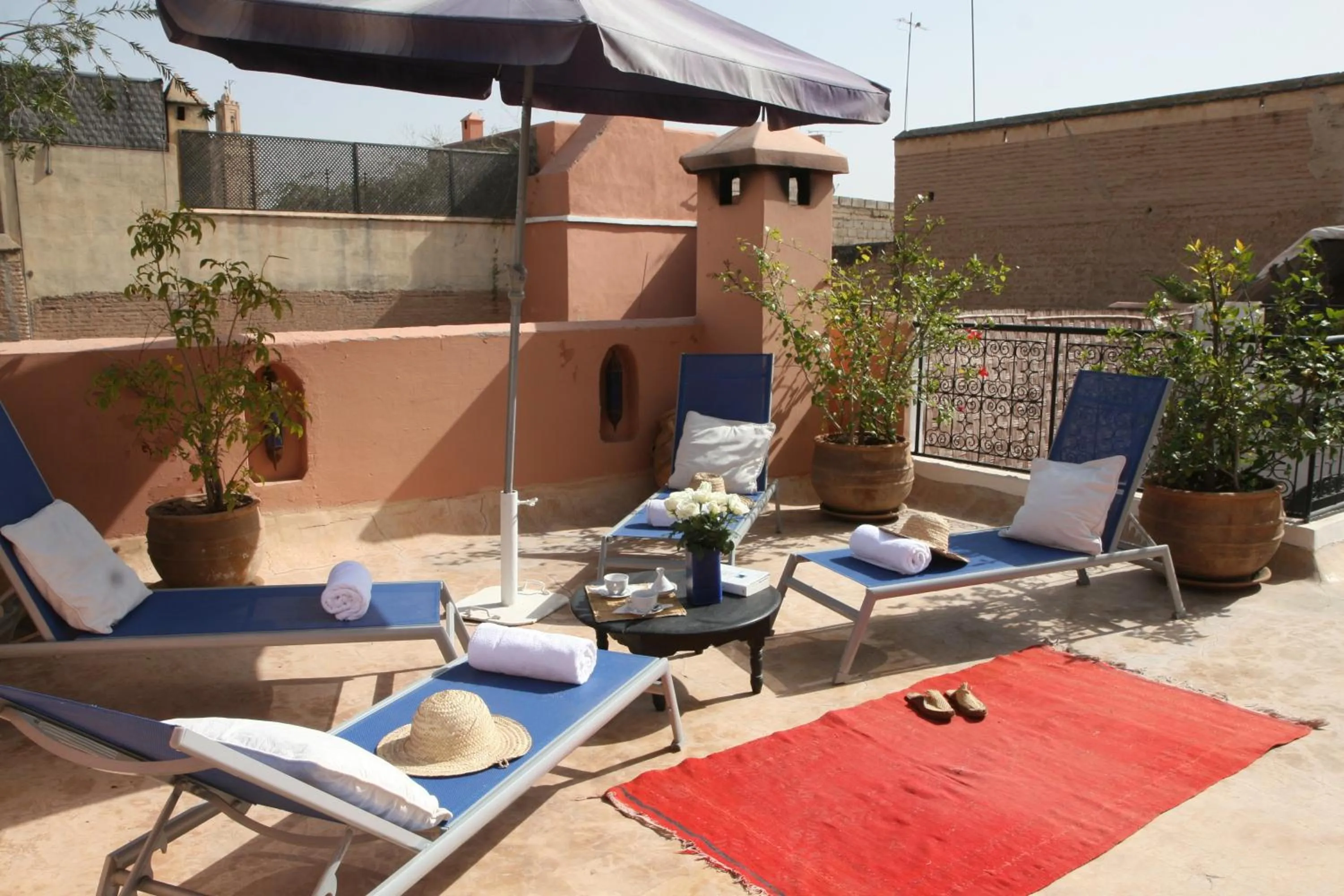 Balcony/Terrace in Riad Spa Dar Nimbus