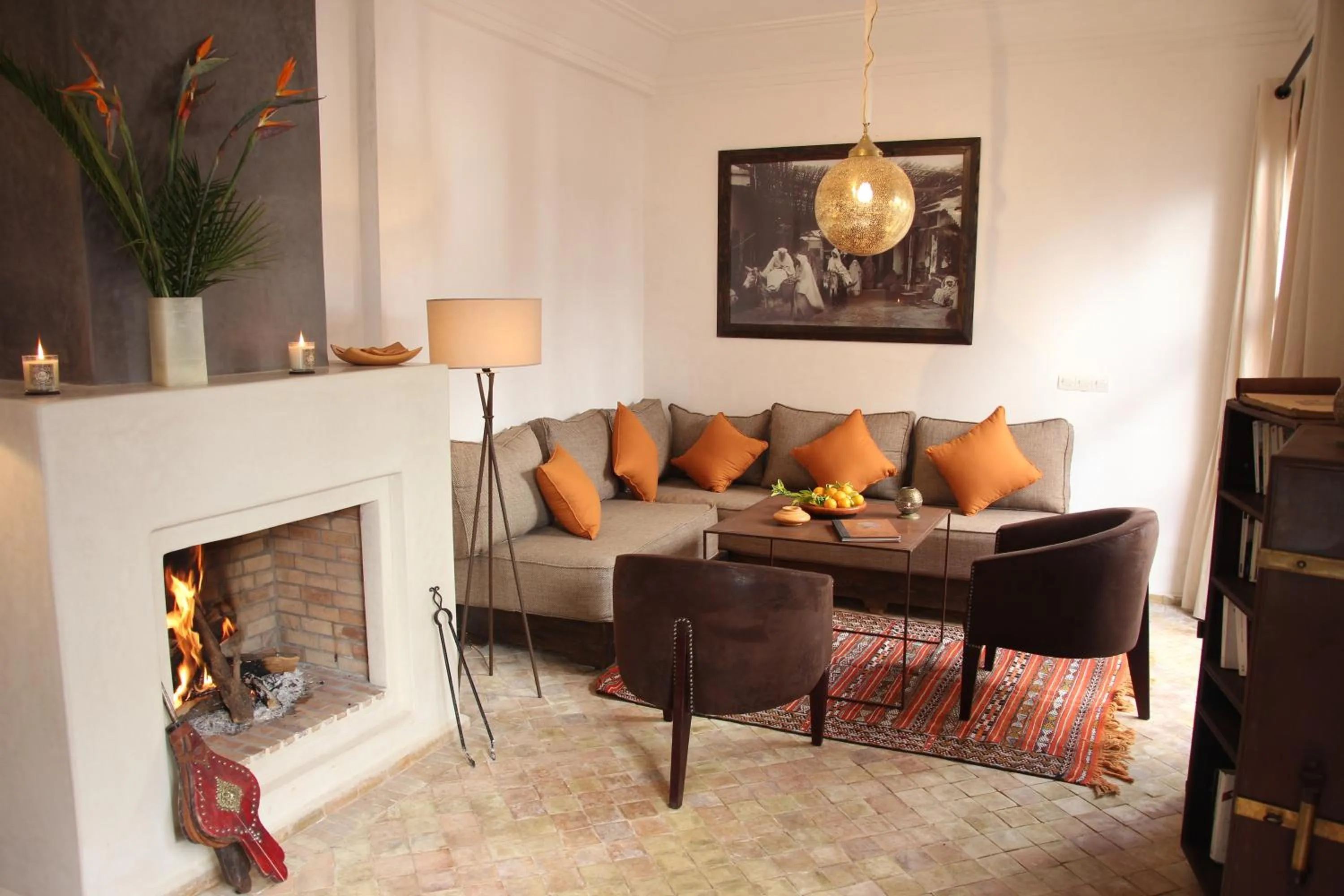 Lounge or bar in Riad Spa Dar Nimbus