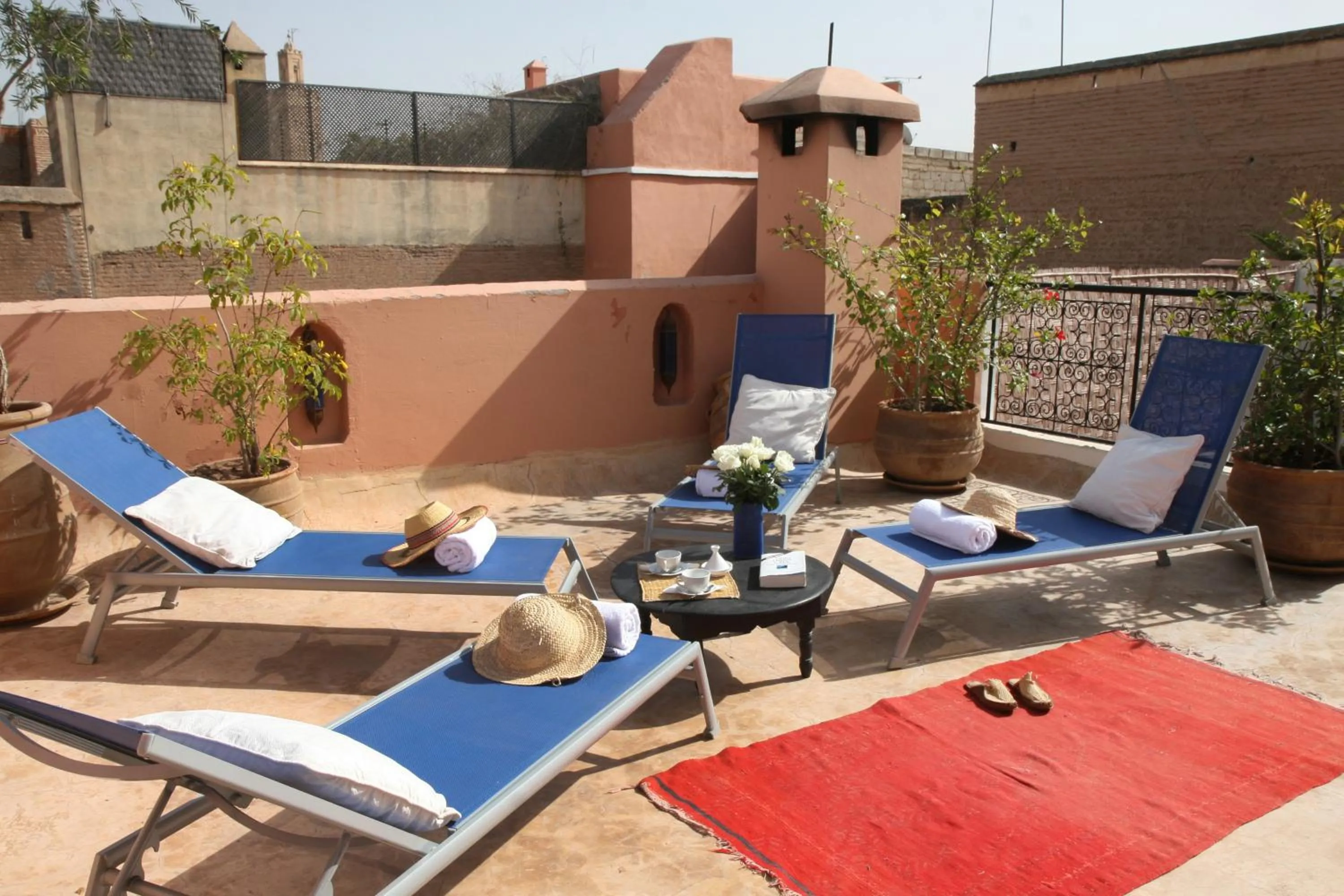 Balcony/Terrace in Riad Spa Dar Nimbus