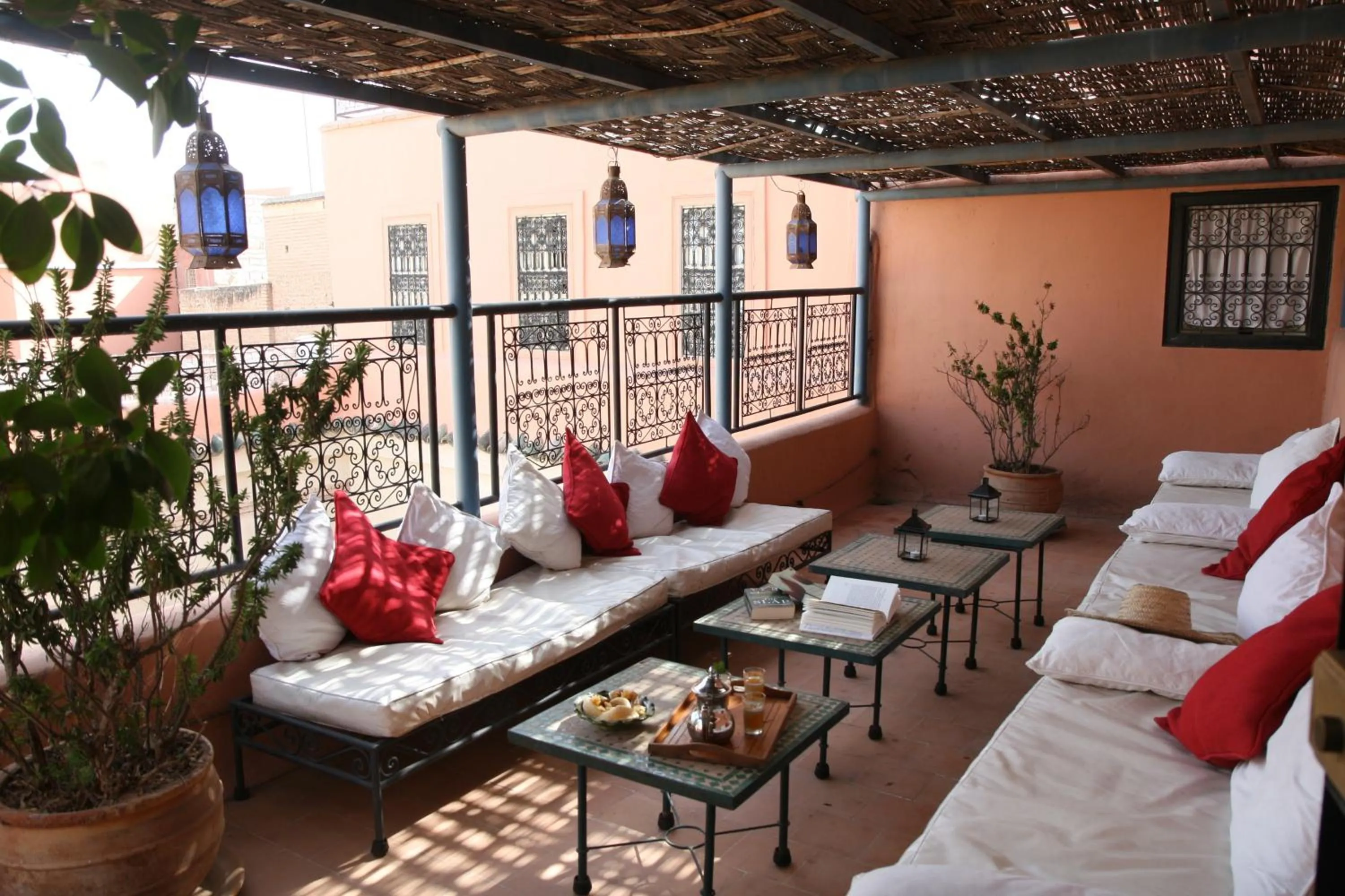 Balcony/Terrace in Riad Spa Dar Nimbus