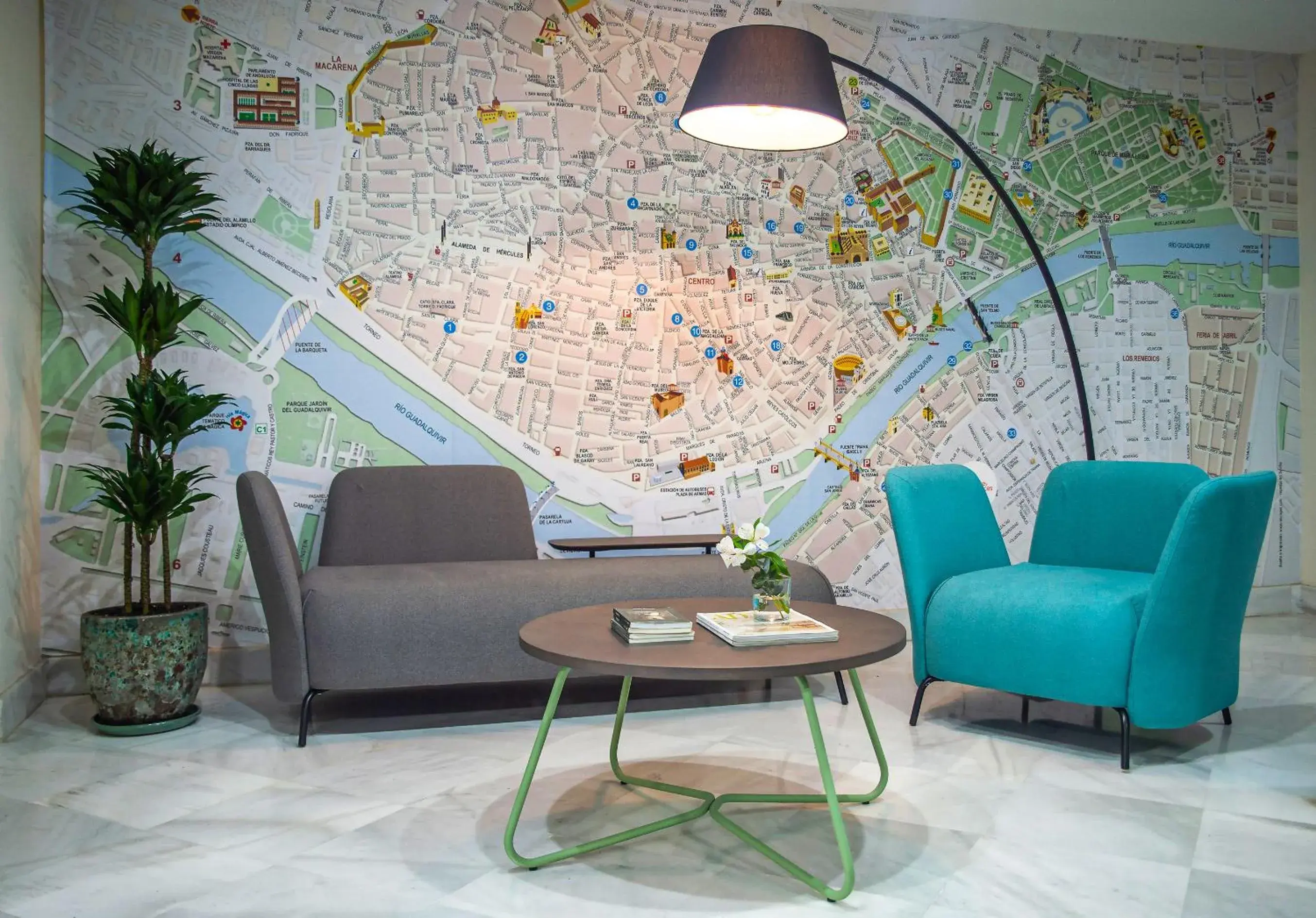 Lobby or reception in Pierre & Vacances Sevilla Lobby or reception in Pierre & Vacances Sevilla