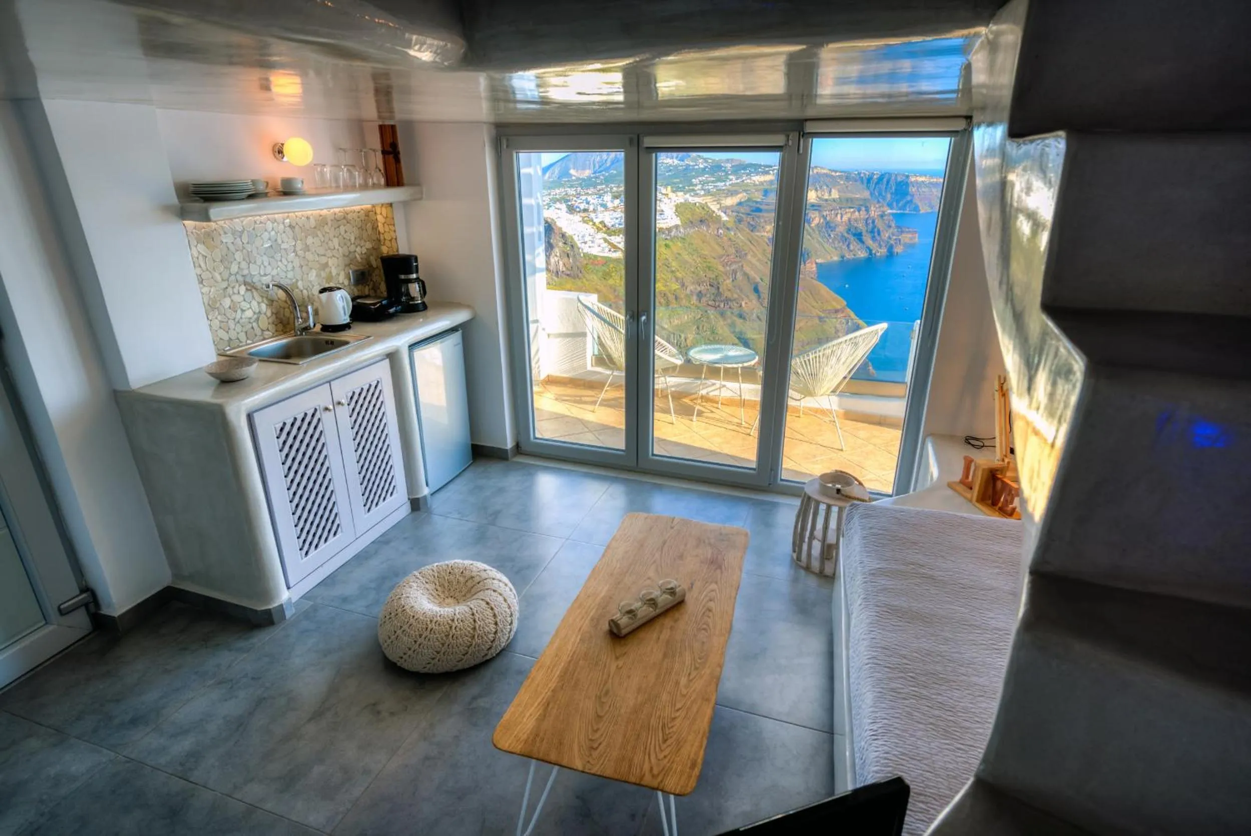 Living room in Nefeli Homes - Adults Only