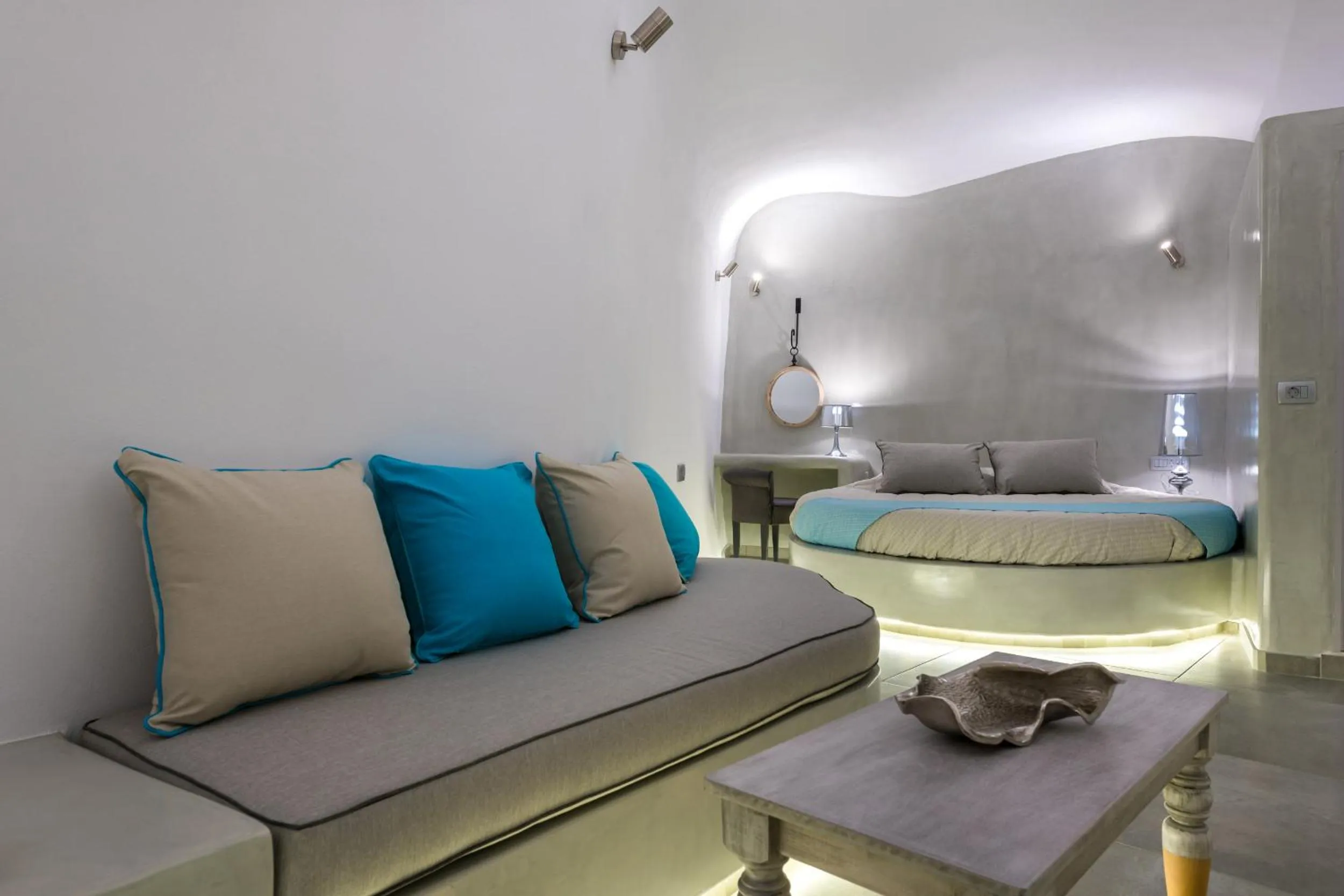 Seating area in Nefeli Homes - Adults Only