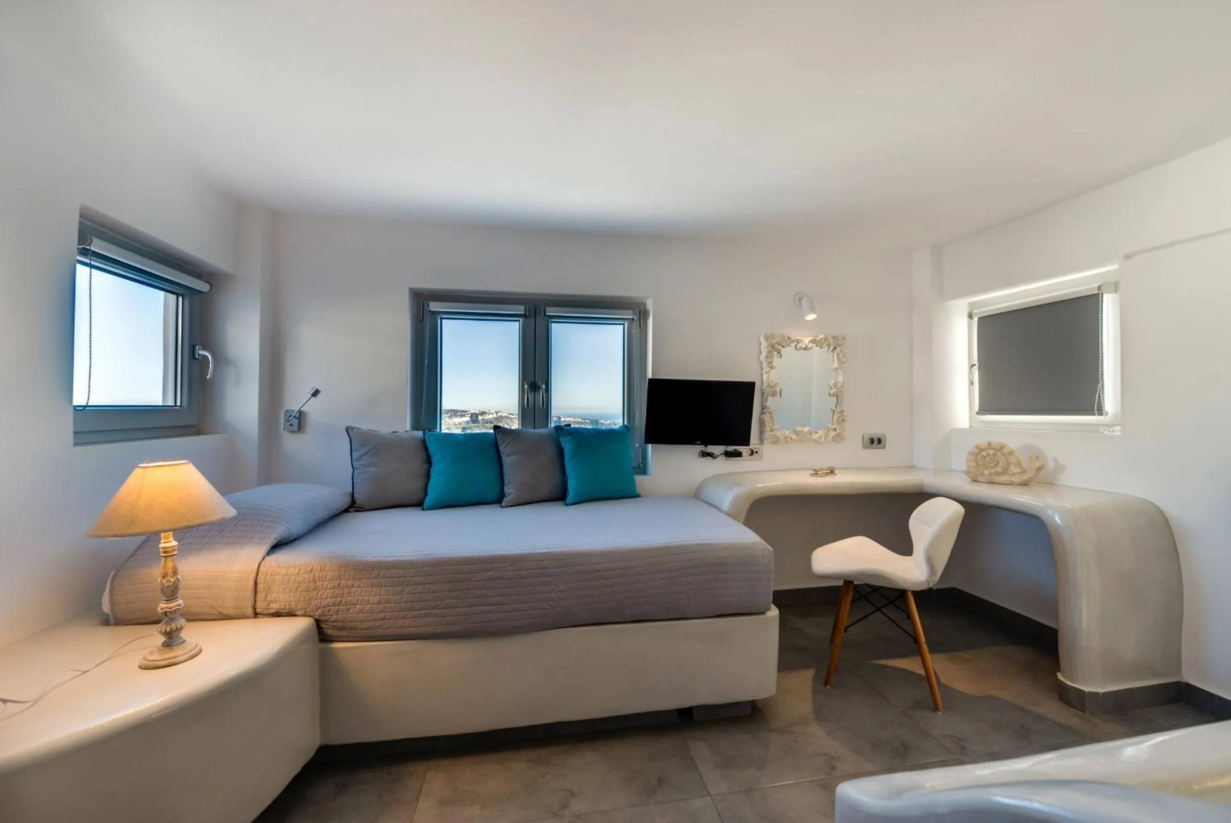 Bedroom, Bed in Nefeli Homes - Adults Only