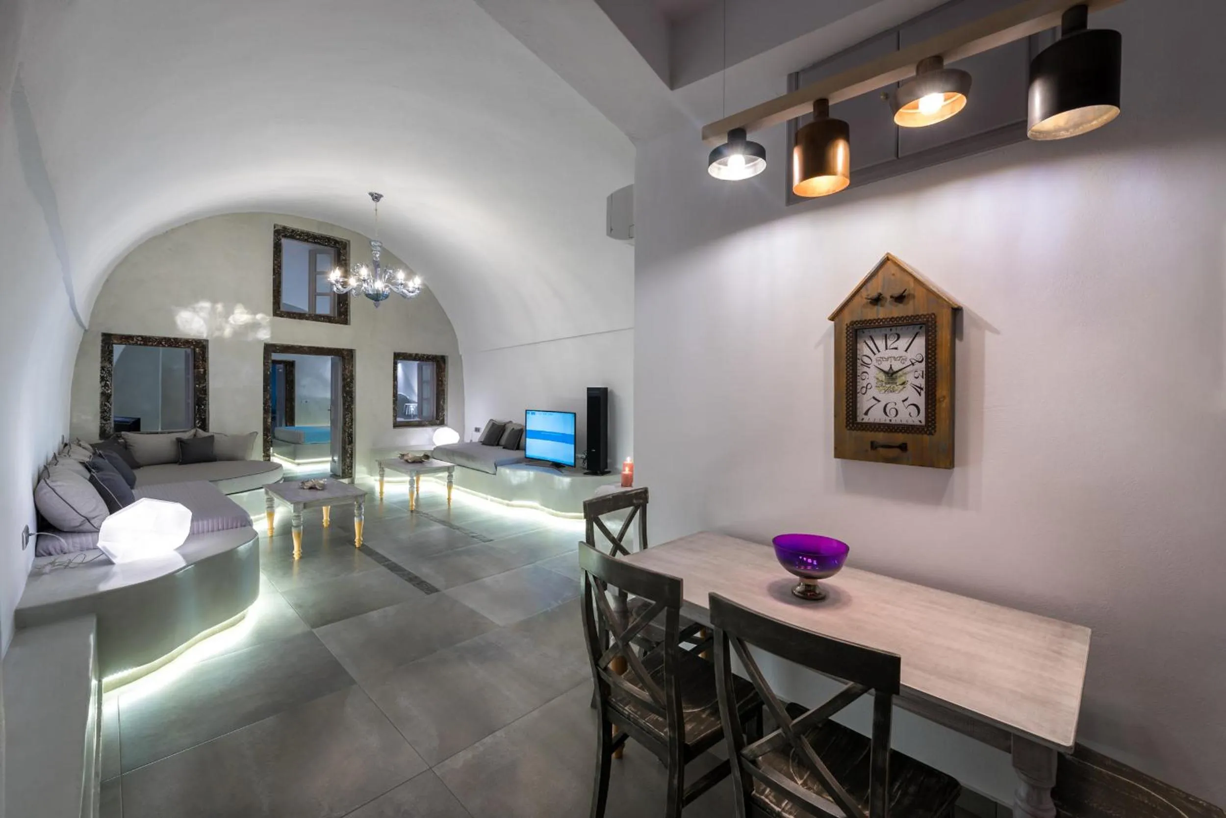 Dining area in Nefeli Homes - Adults Only