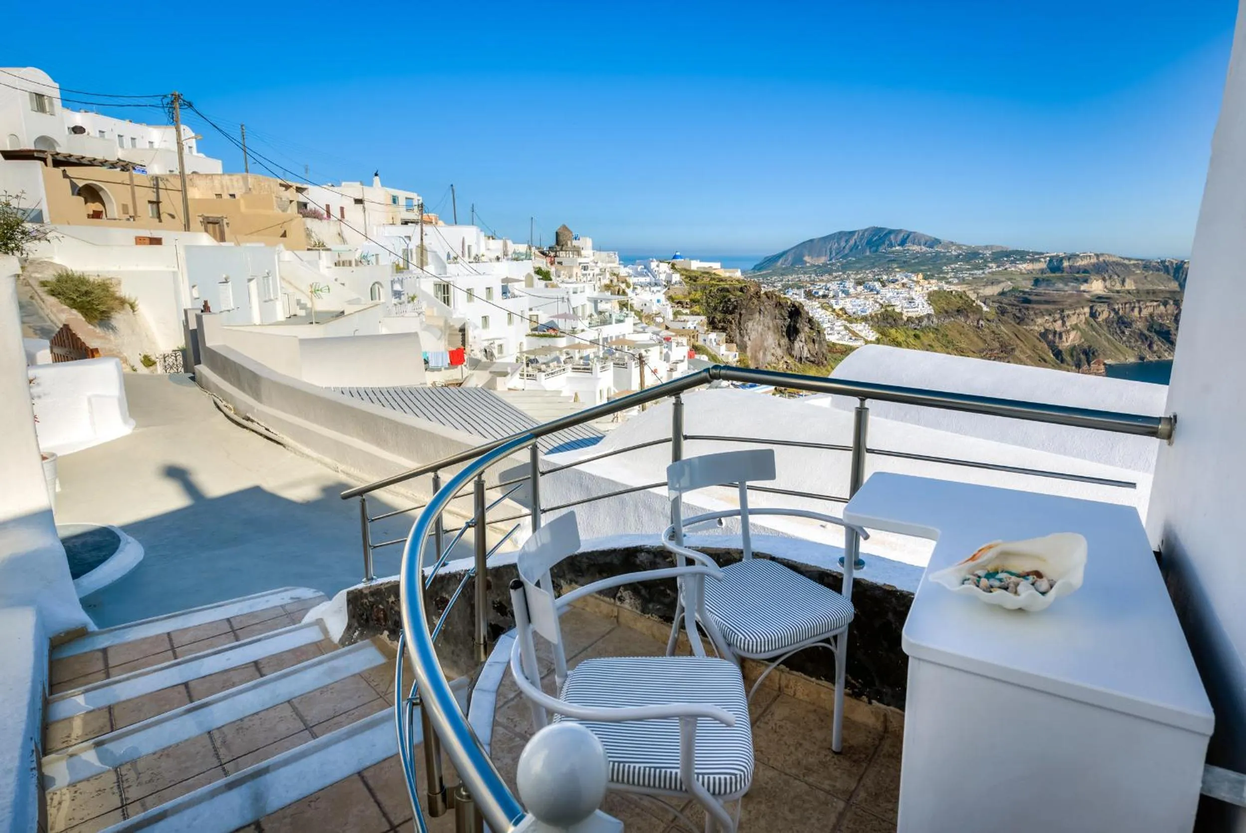 Patio in Nefeli Homes - Adults Only