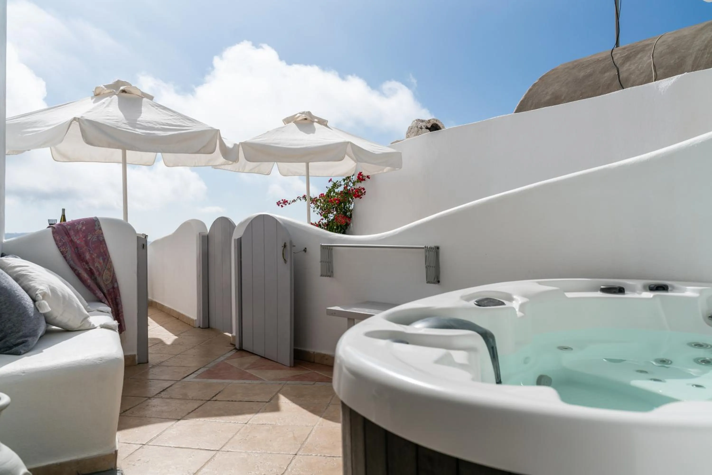 Patio in Nefeli Homes - Adults Only