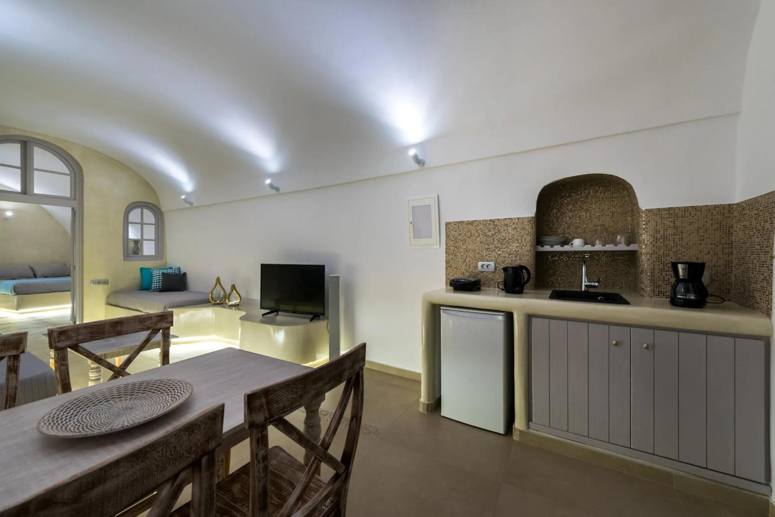 Coffee/tea facilities in Nefeli Homes - Adults Only