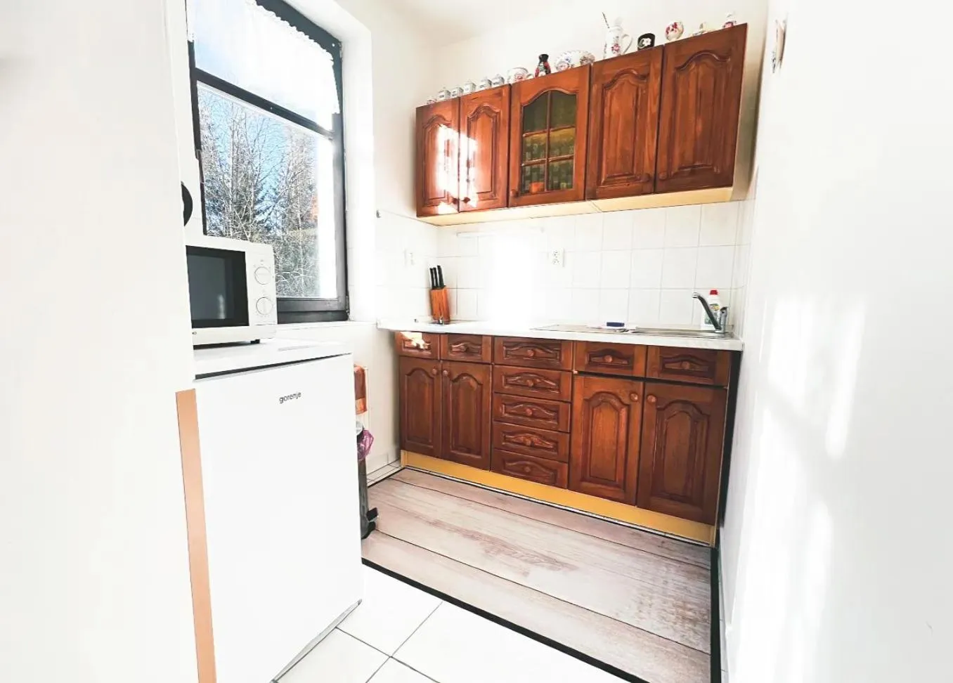 Kitchen or kitchenette in Apartmán SKOK