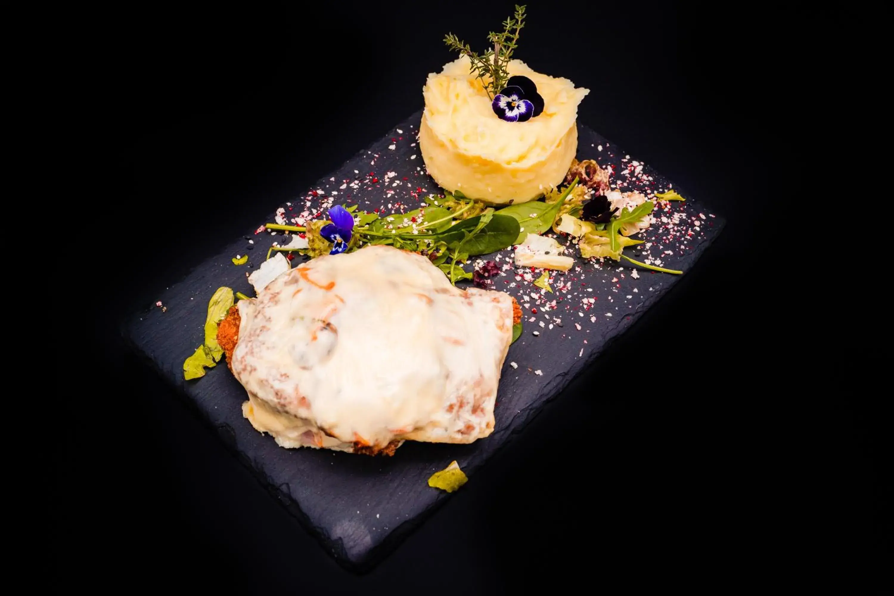 Food close-up in Bacolux Afrodita, Herculane Food close-up in Bacolux Afrodita, Herculane