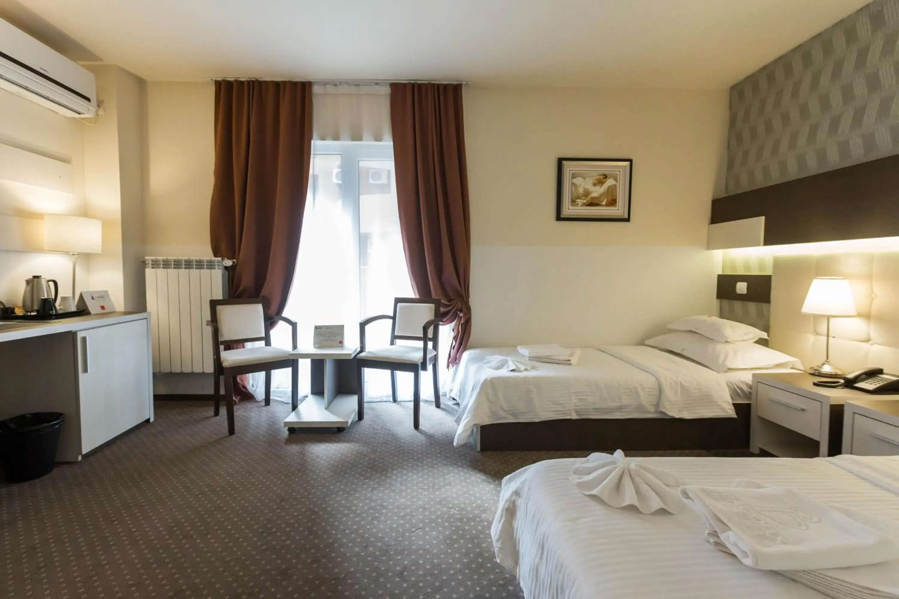 Bed in Bacolux Afrodita, Herculane Bed in Bacolux Afrodita, Herculane