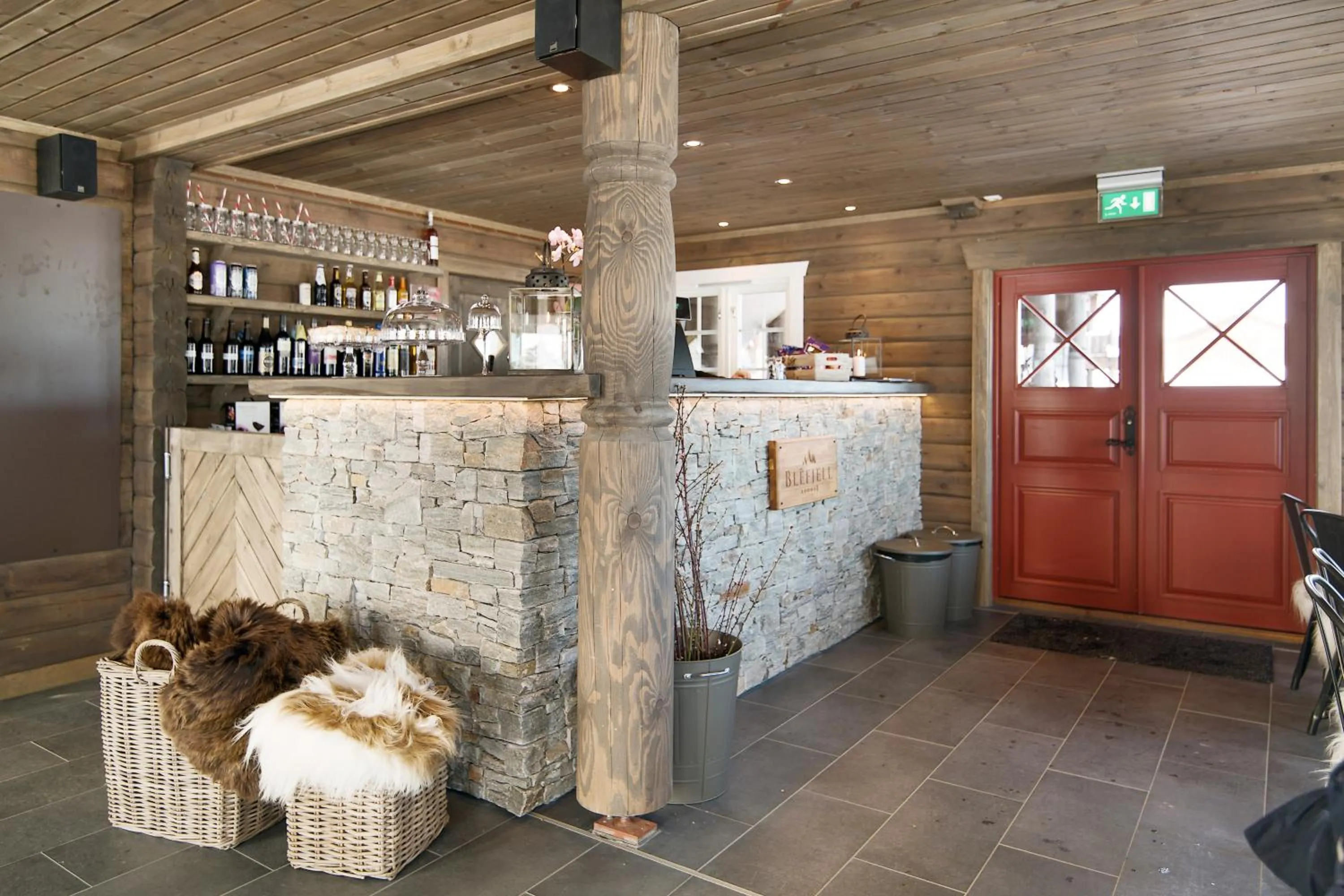 Lobby or reception in Blefjell Lodge