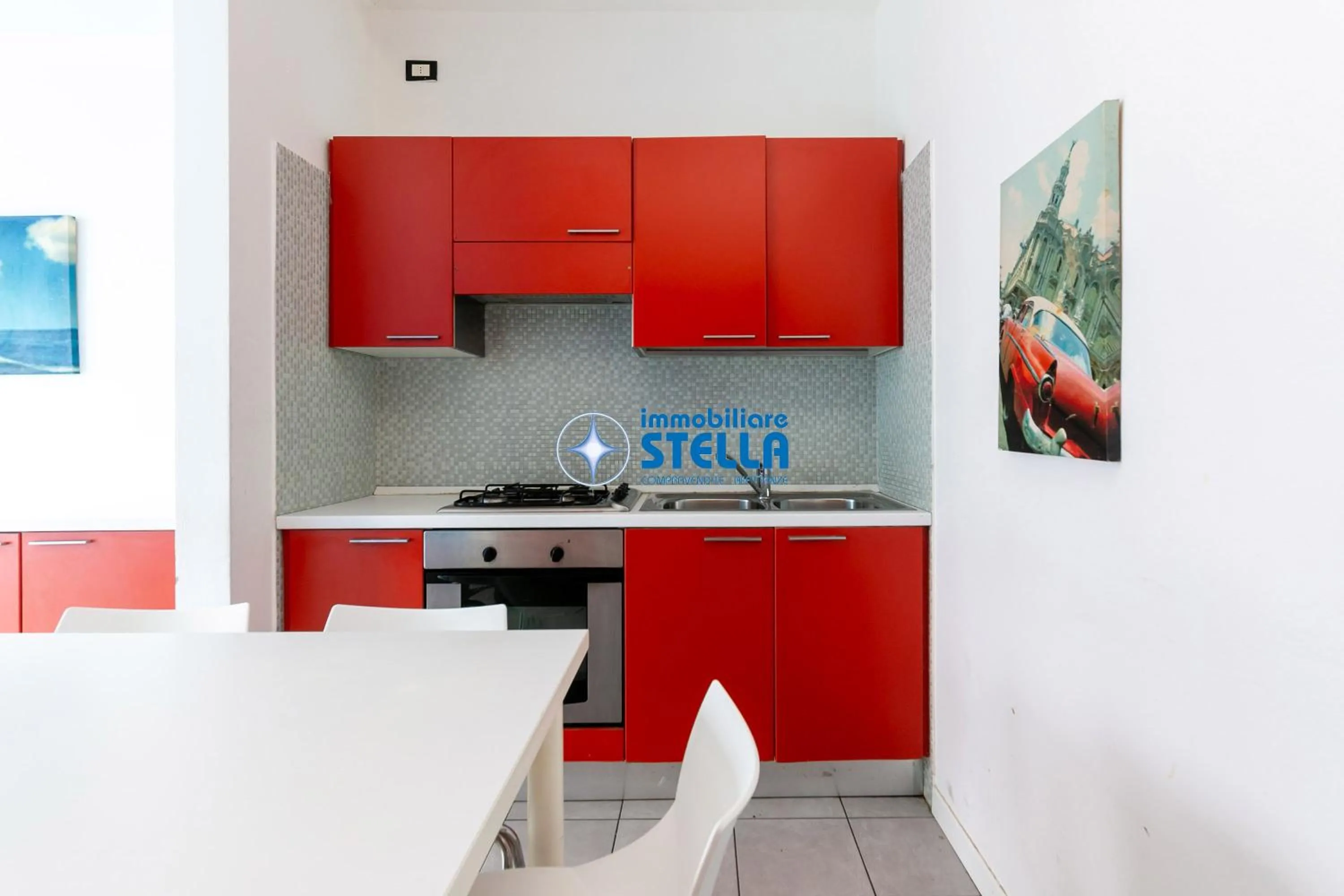 Kitchen or kitchenette in Condominio Milan