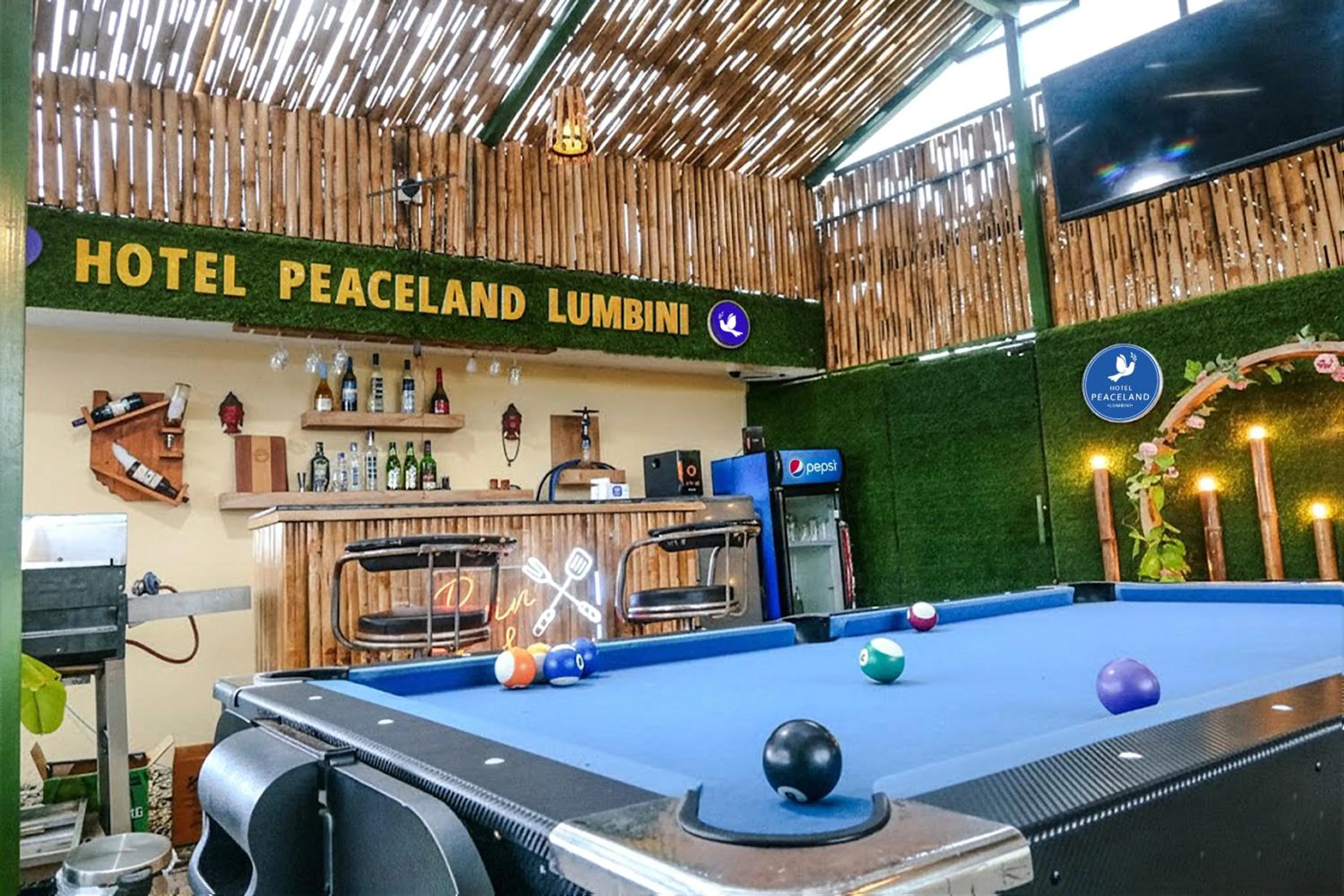 BBQ facilities in Hotel Peaceland Lumbini