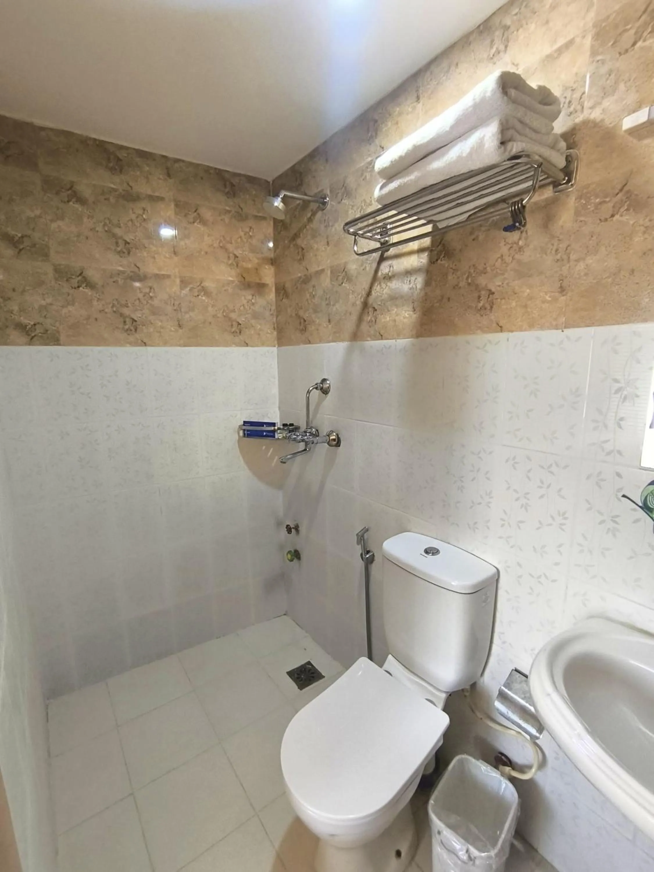 Shower in Hotel Peaceland Lumbini