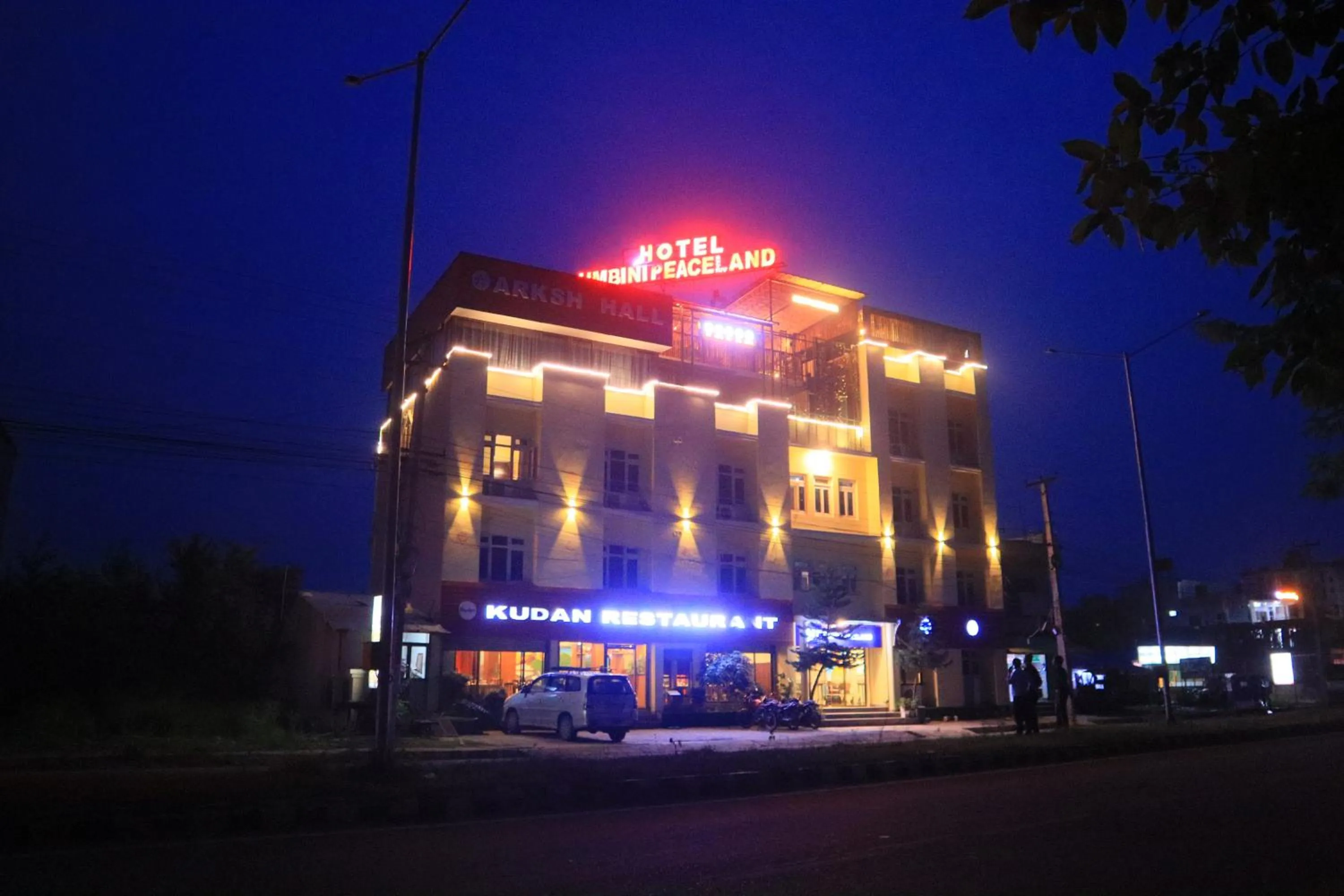 Property building in Hotel Peaceland Lumbini