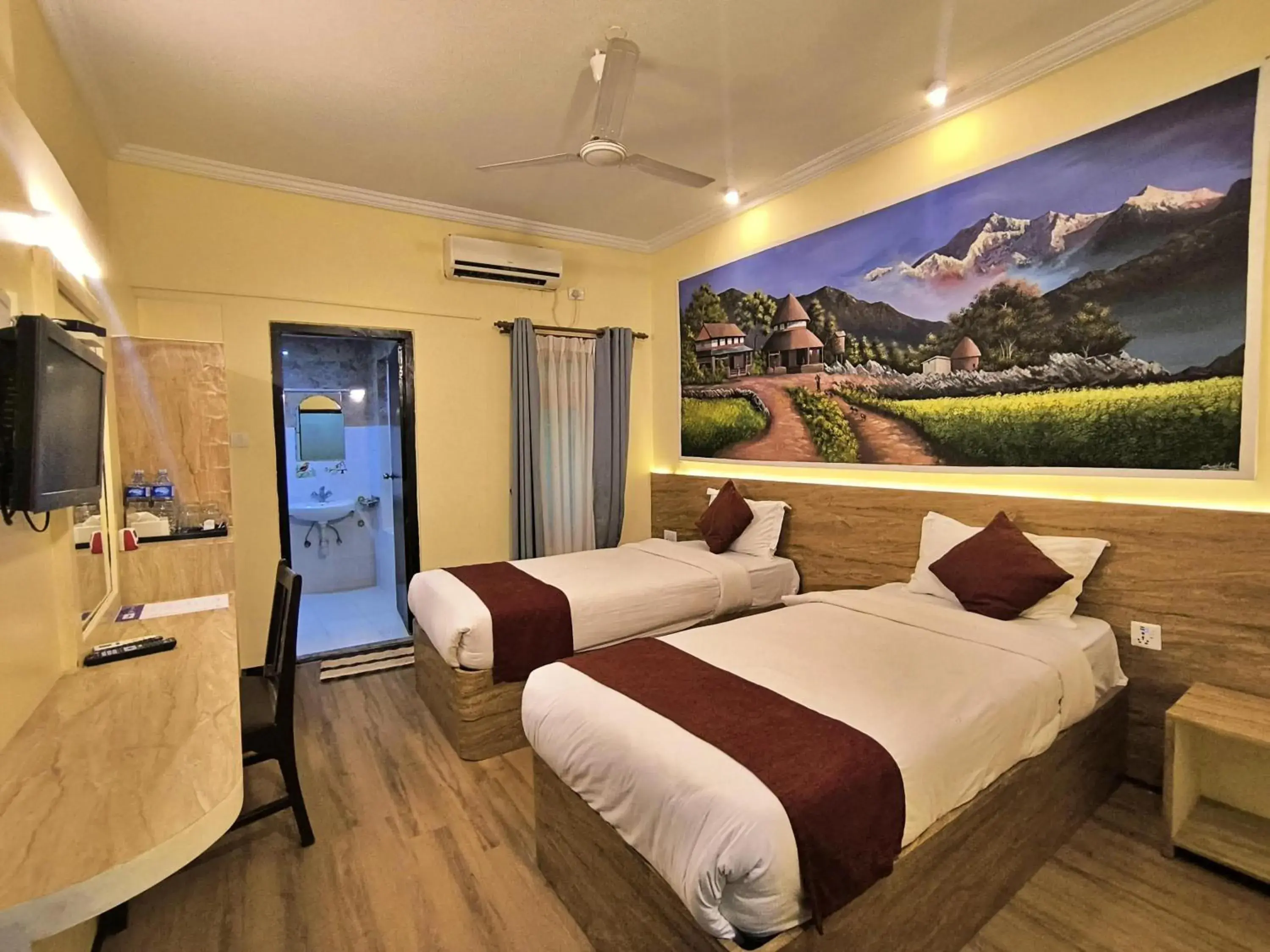 Standard Twin Room in Hotel Peaceland Lumbini Standard Twin Room in Hotel Peaceland Lumbini