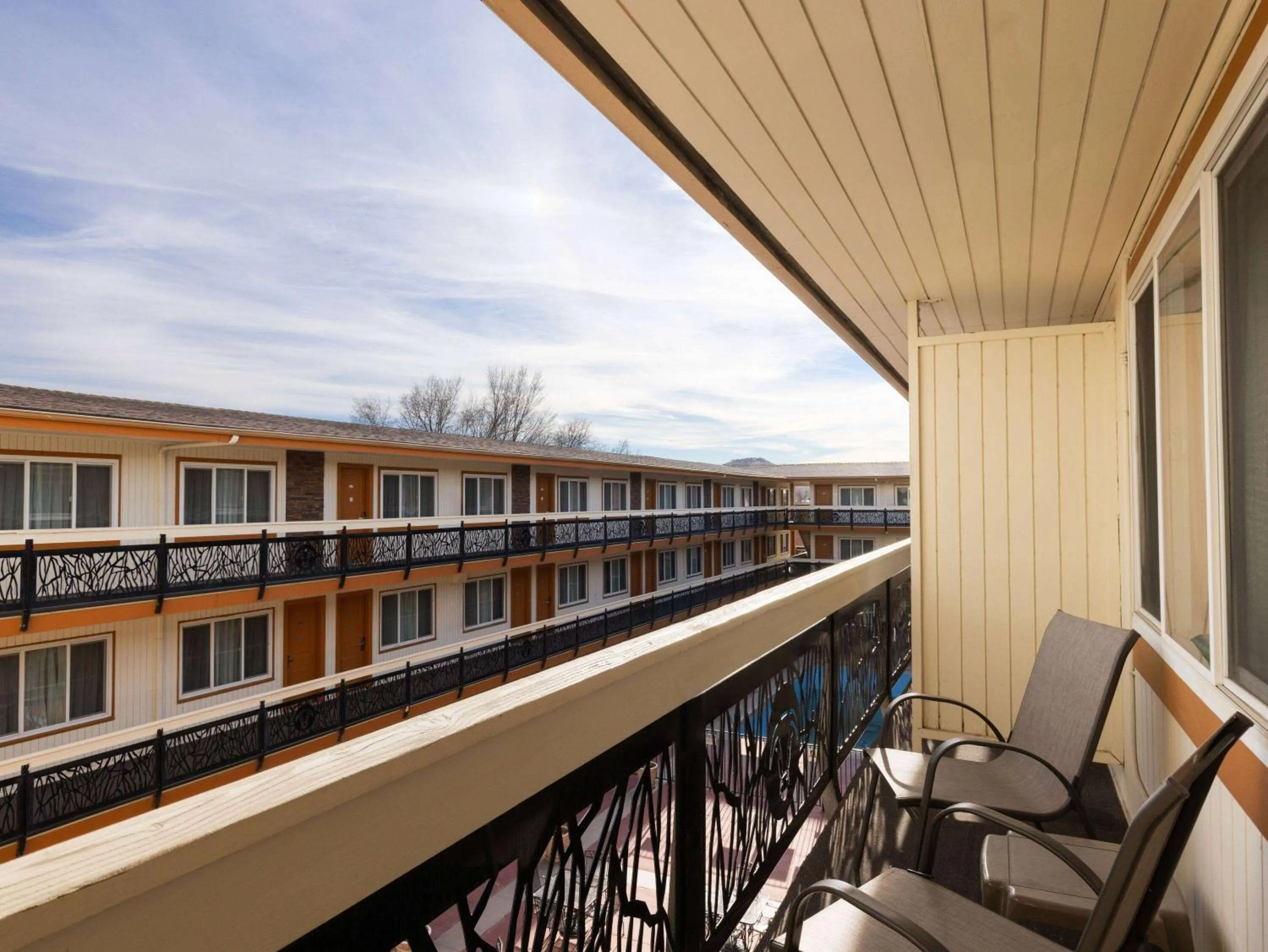 Bed in Ramada by Wyndham Elko Hotel at Stockmen's Casino